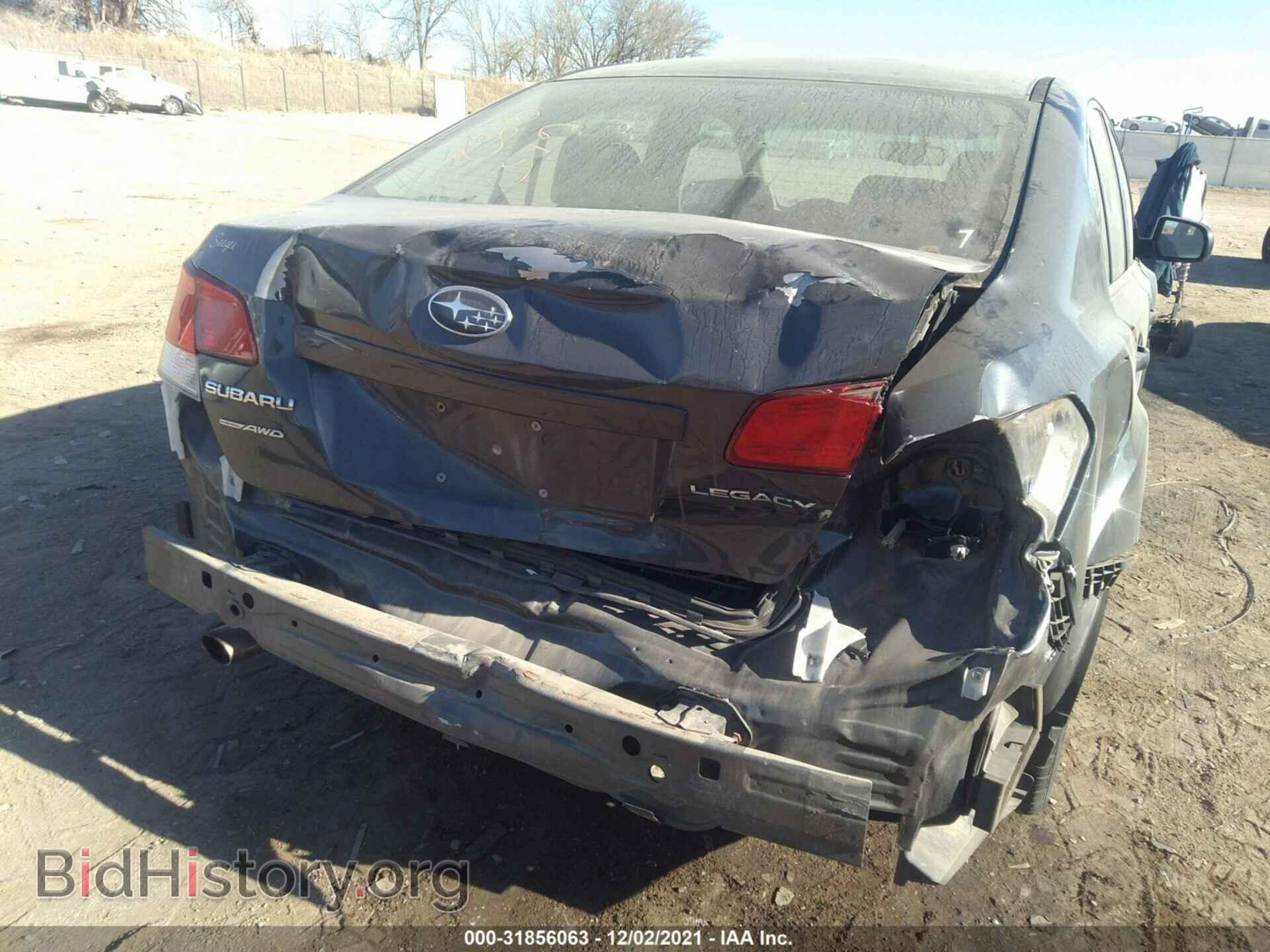 2013 SUBARU LEGACY - VIN: 4S3BMCB66D3006065 - Фото 6