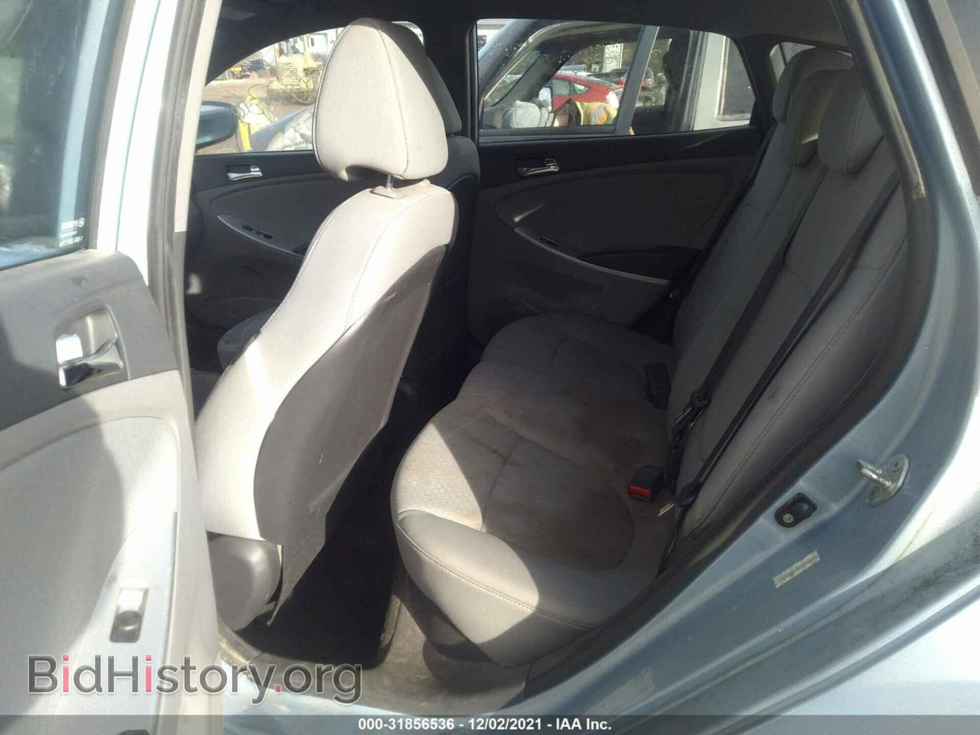 2012 HYUNDAI ACCENT - VIN: KMHCU5AE9CU017848 - Фото 8