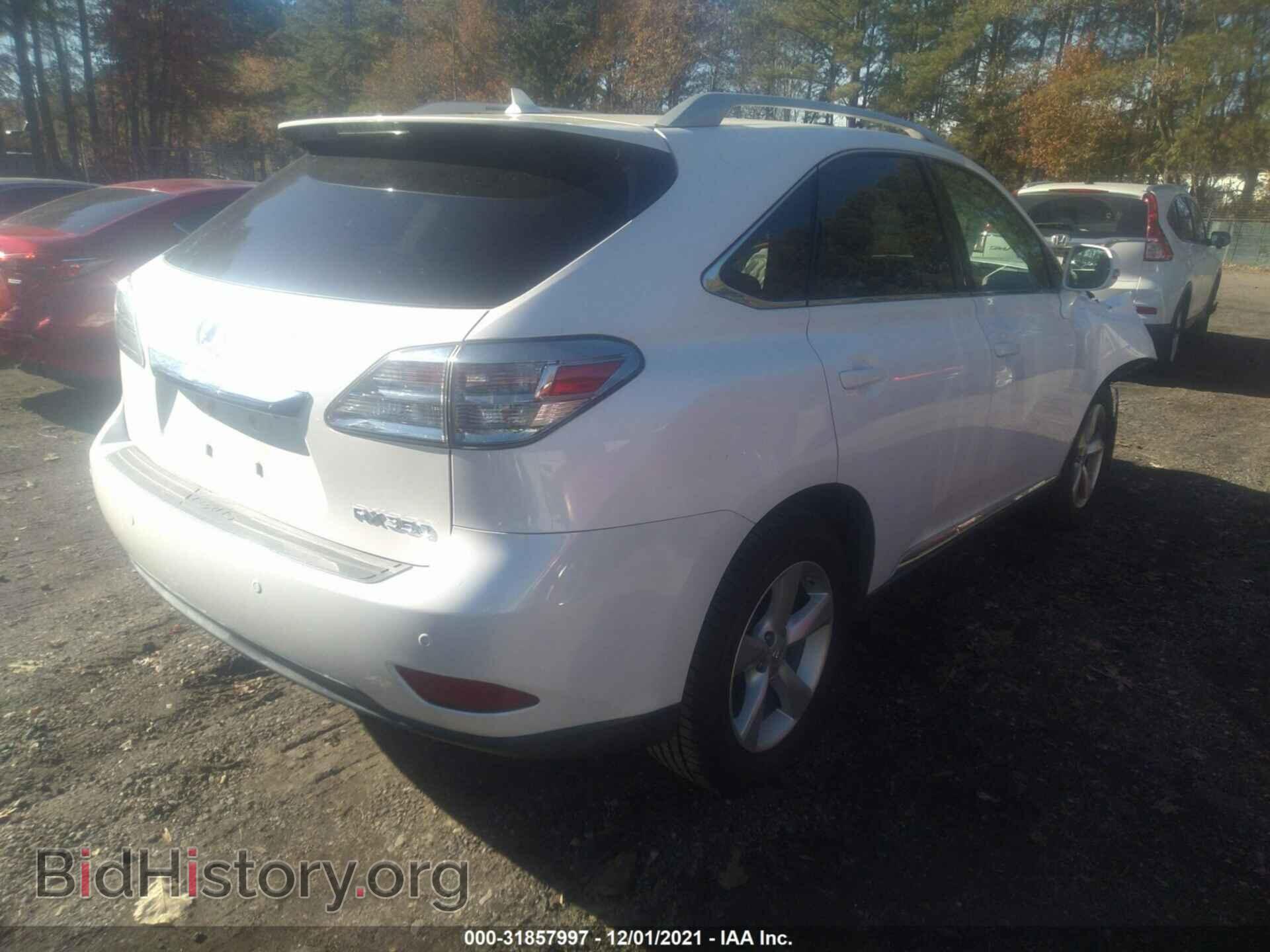 2011 LEXUS RX 350 - VIN: 2T2BK1BA4BC111783 - Фото 4