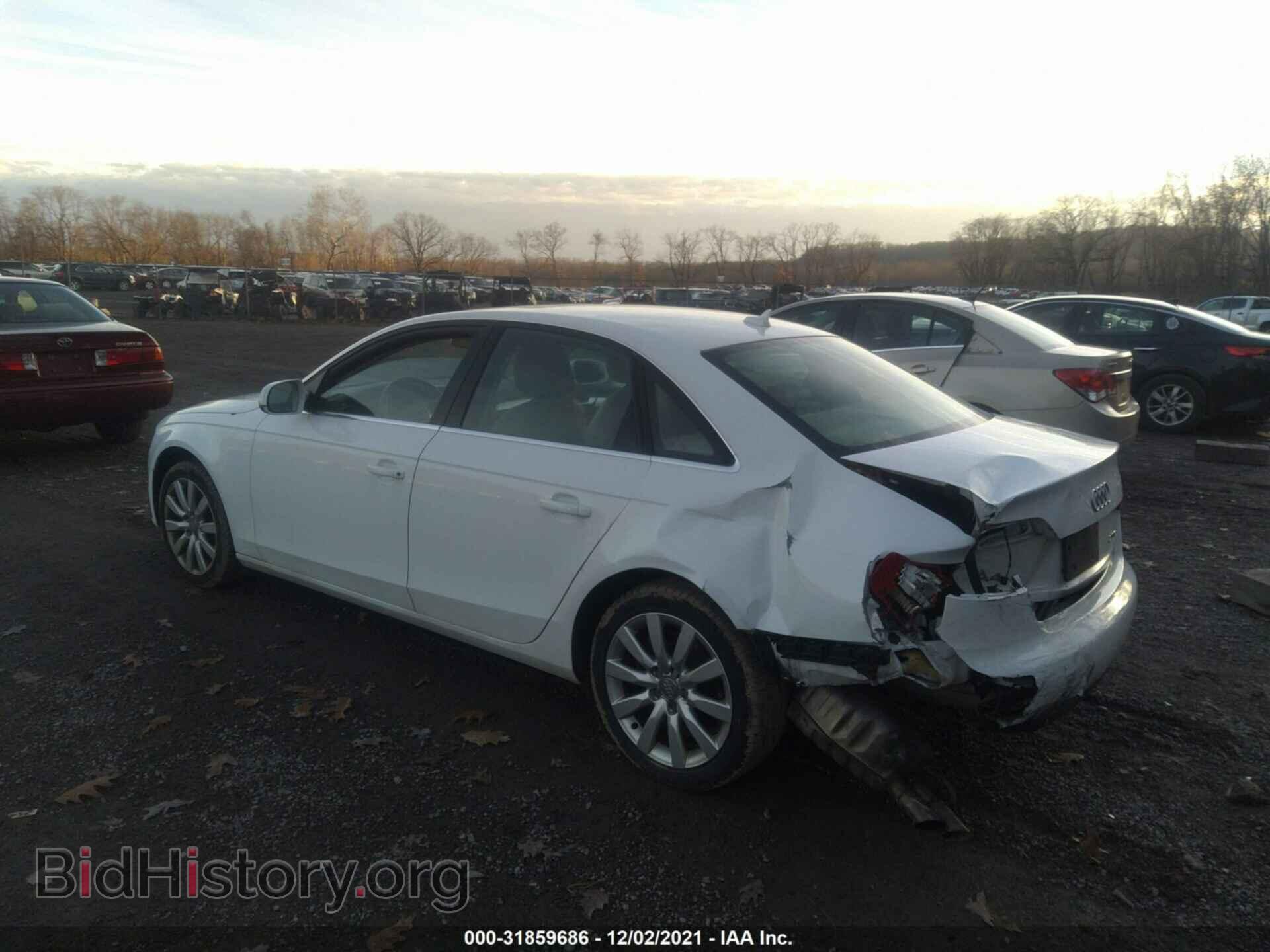 2012 AUDI A4 - VIN: WAUAFAFL2CN008325 - Фото 3