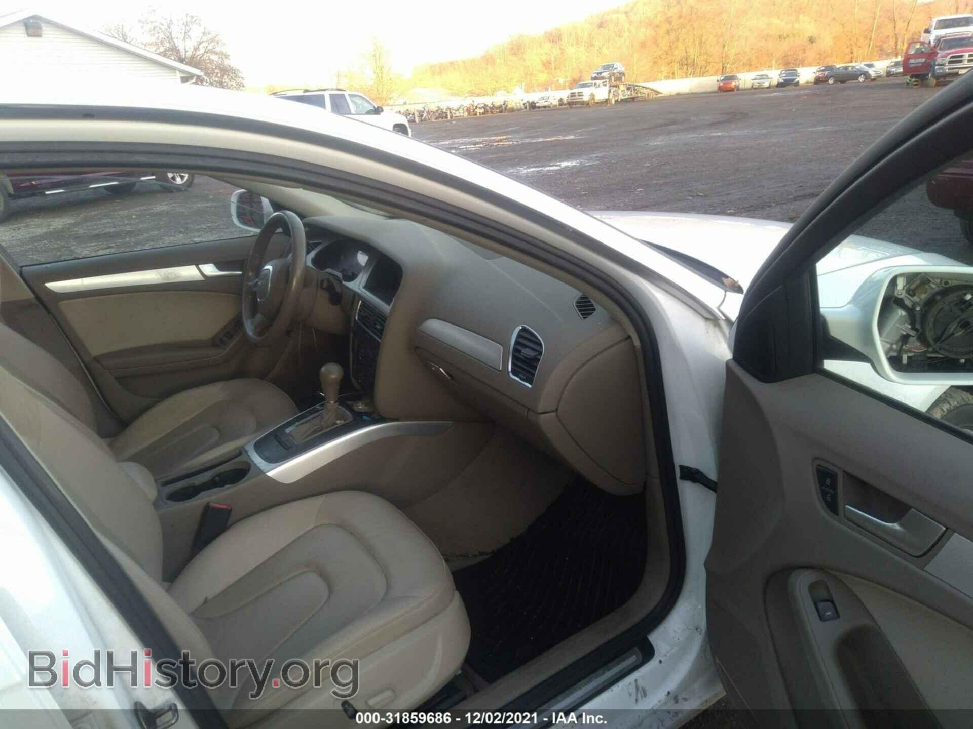 2012 AUDI A4 - VIN: WAUAFAFL2CN008325 - Фото 5