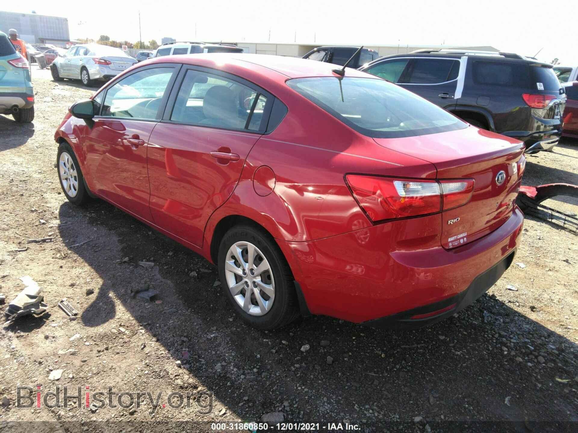 2013 KIA RIO - VIN: KNADM4A37D6217423 - Фото 3