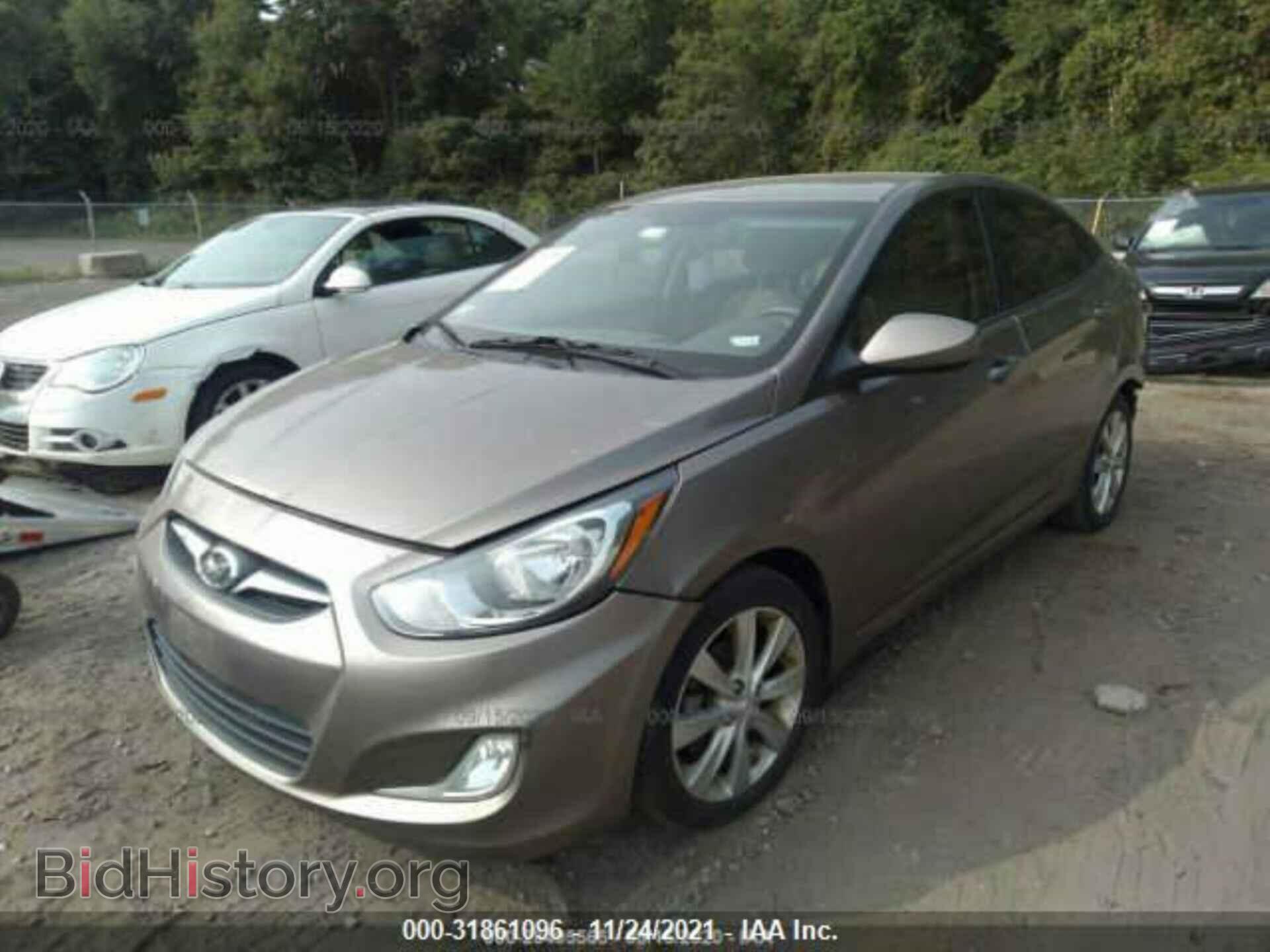 2013 HYUNDAI ACCENT - VIN: KMHCU4AE3DU382764 - Фото 2
