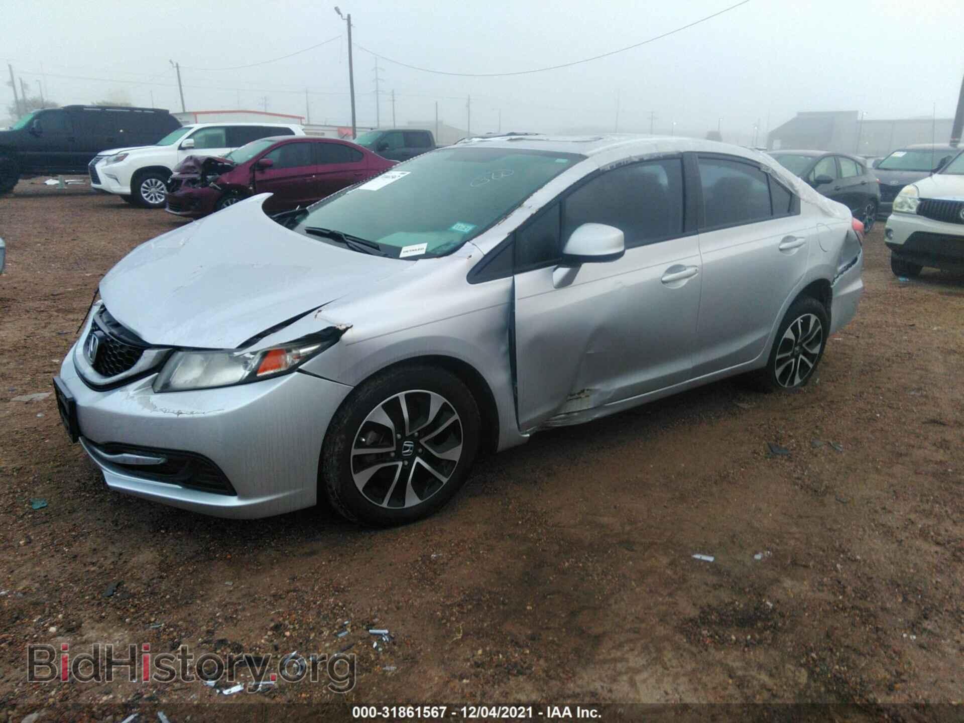 2013 HONDA CIVIC SDN - VIN: 19XFB2F80DE054571 - Фото 2