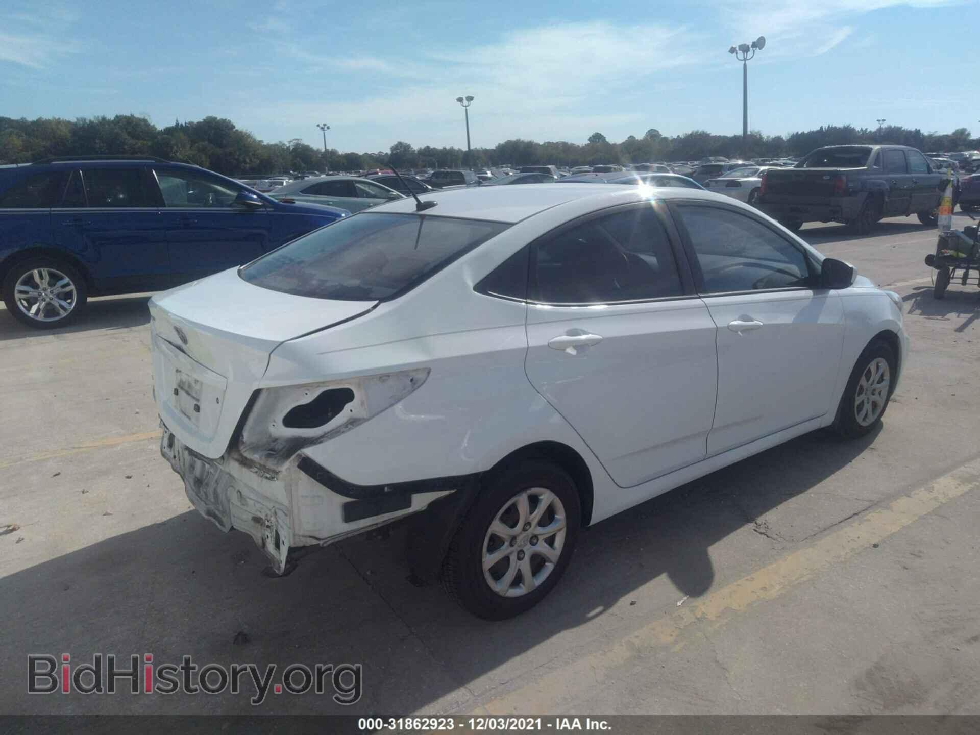 2013 HYUNDAI ACCENT - VIN: KMHCT4AE5DU289005 - Фото 4