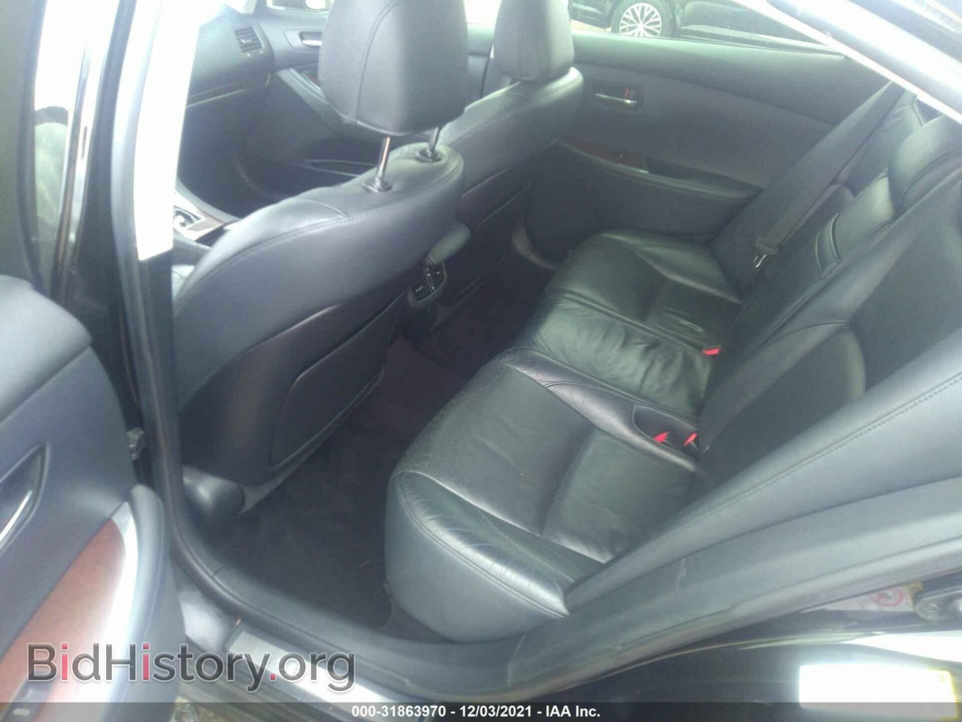 2012 LEXUS ES 350 - VIN: JTHBK1EG7C2502929 - Фото 8