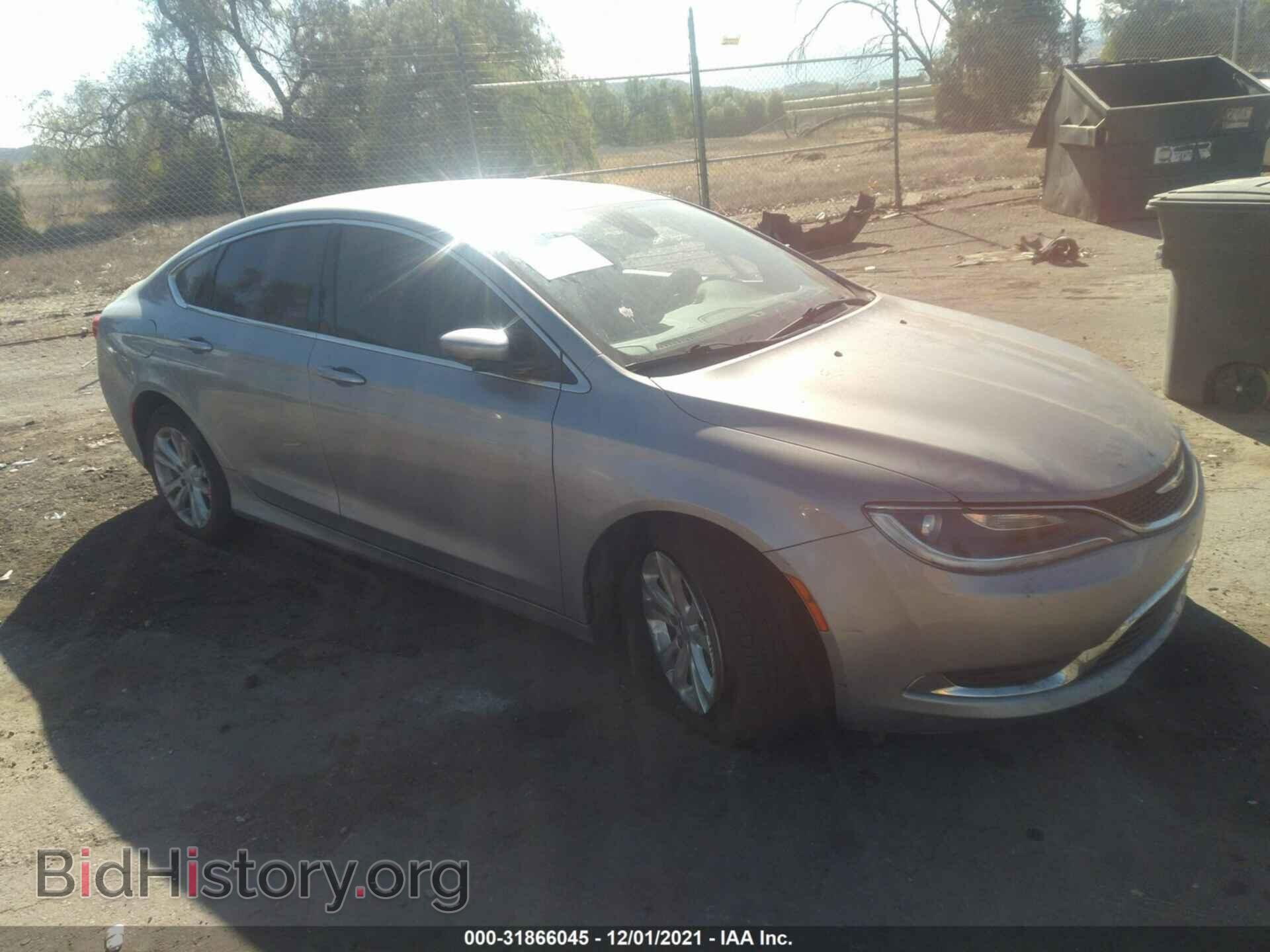 Фотография 1C3CCCAB3FN661883 - CHRYSLER 200 2015