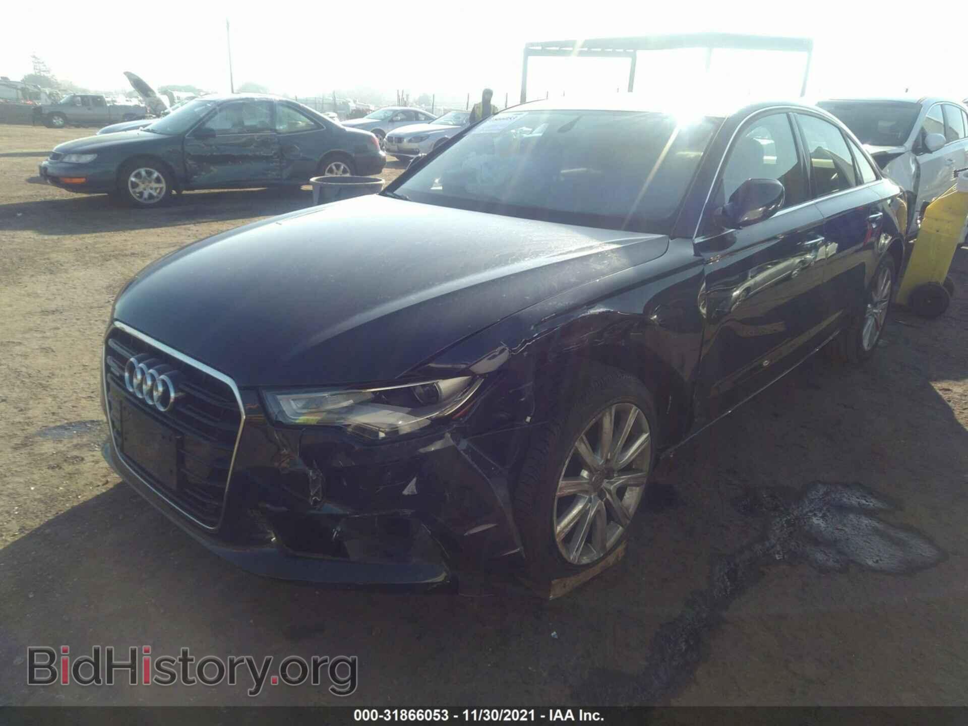 2014 AUDI A6 - VIN: WAUGFAFC8EN073175 - Фото 2