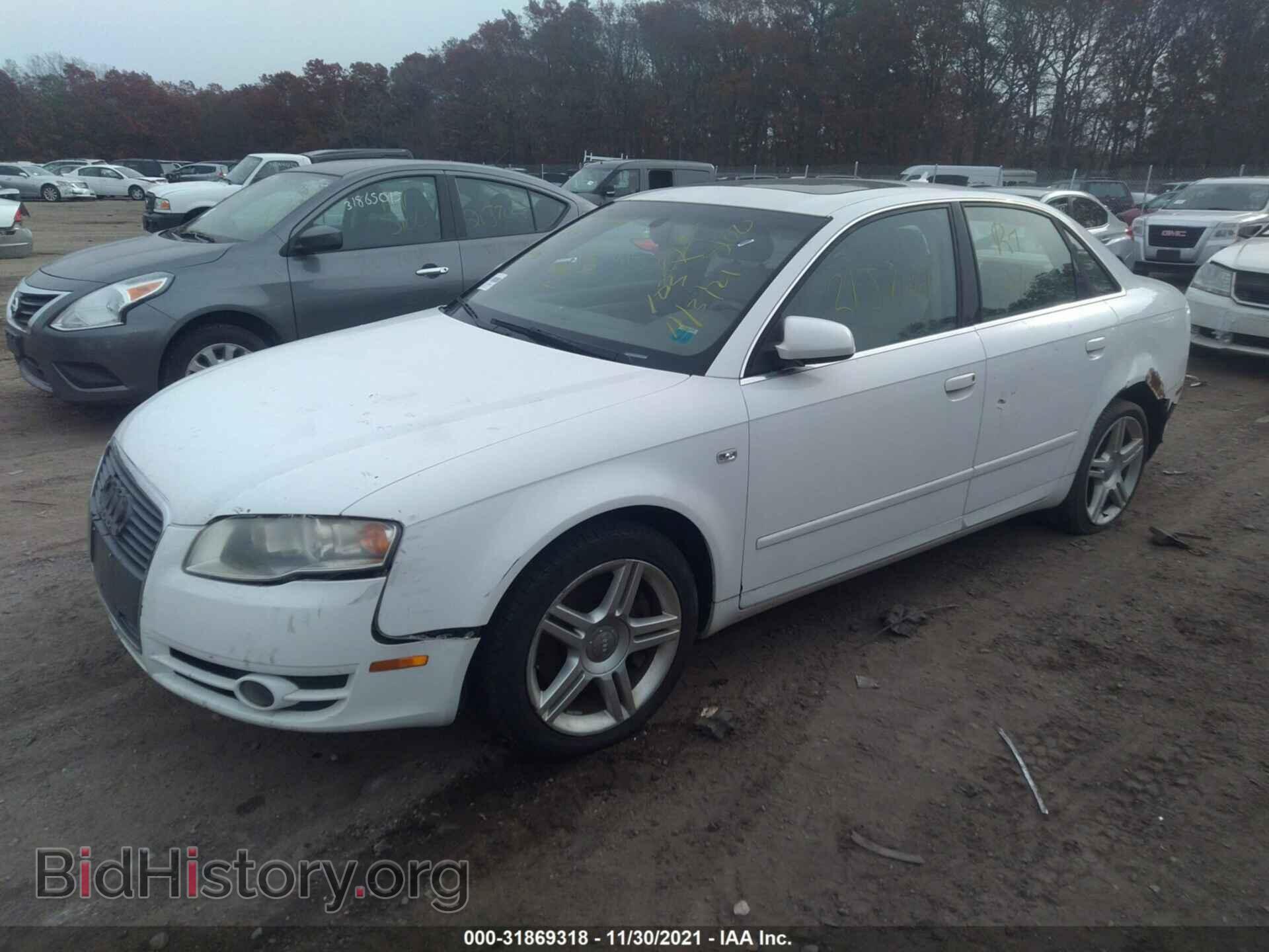 2007 AUDI A4 - VIN: WAUDF78E27A031762 - Фото 2