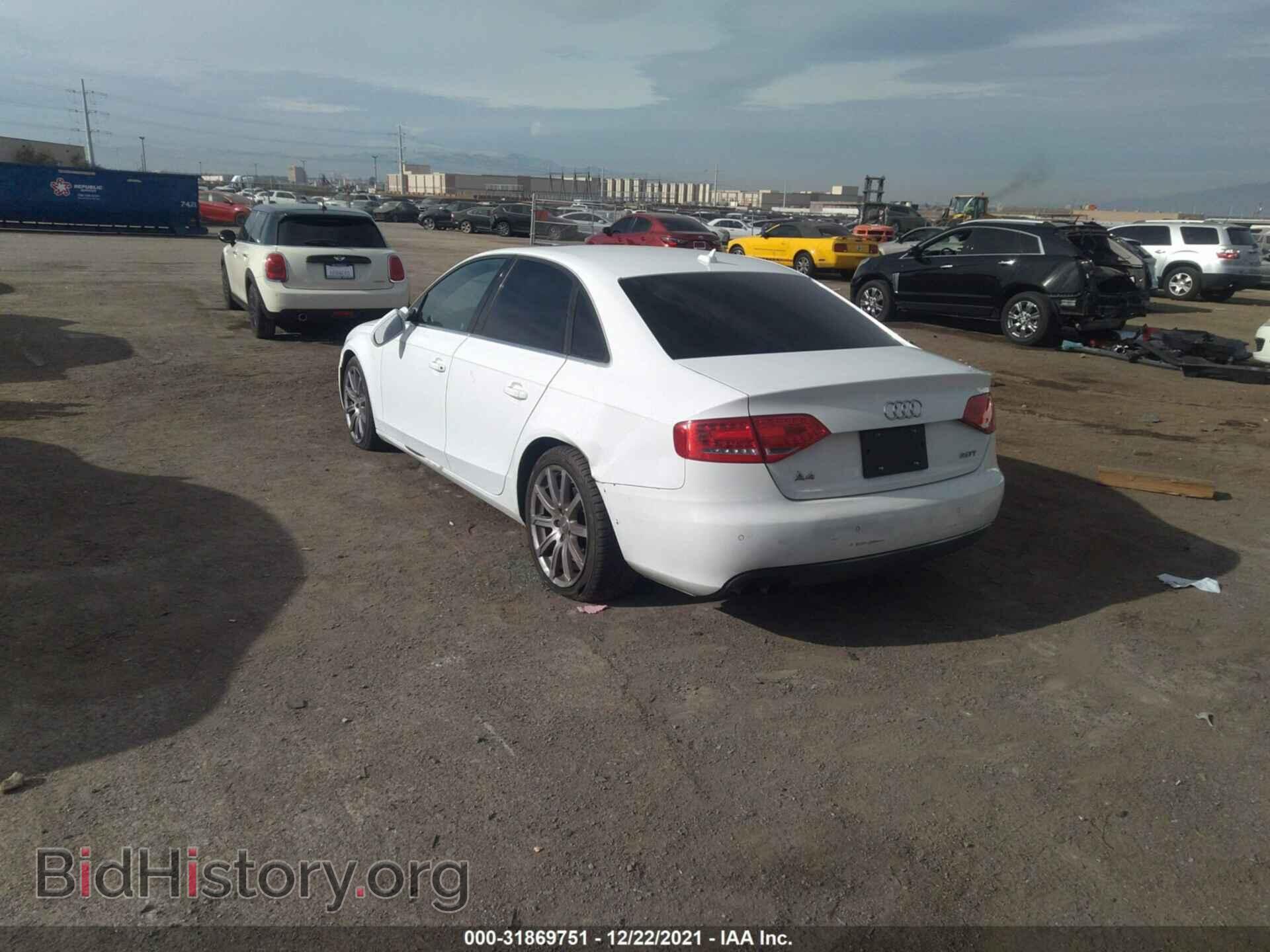 2011 AUDI A4 - VIN: WAUEFAFL2BN012035 - Фото 3