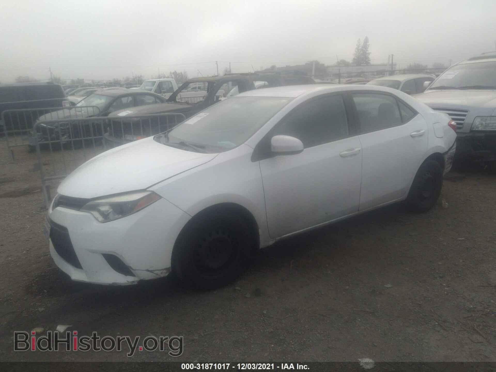 2014 TOYOTA COROLLA - VIN: 5YFBURHE1EP111199 - Фото 2