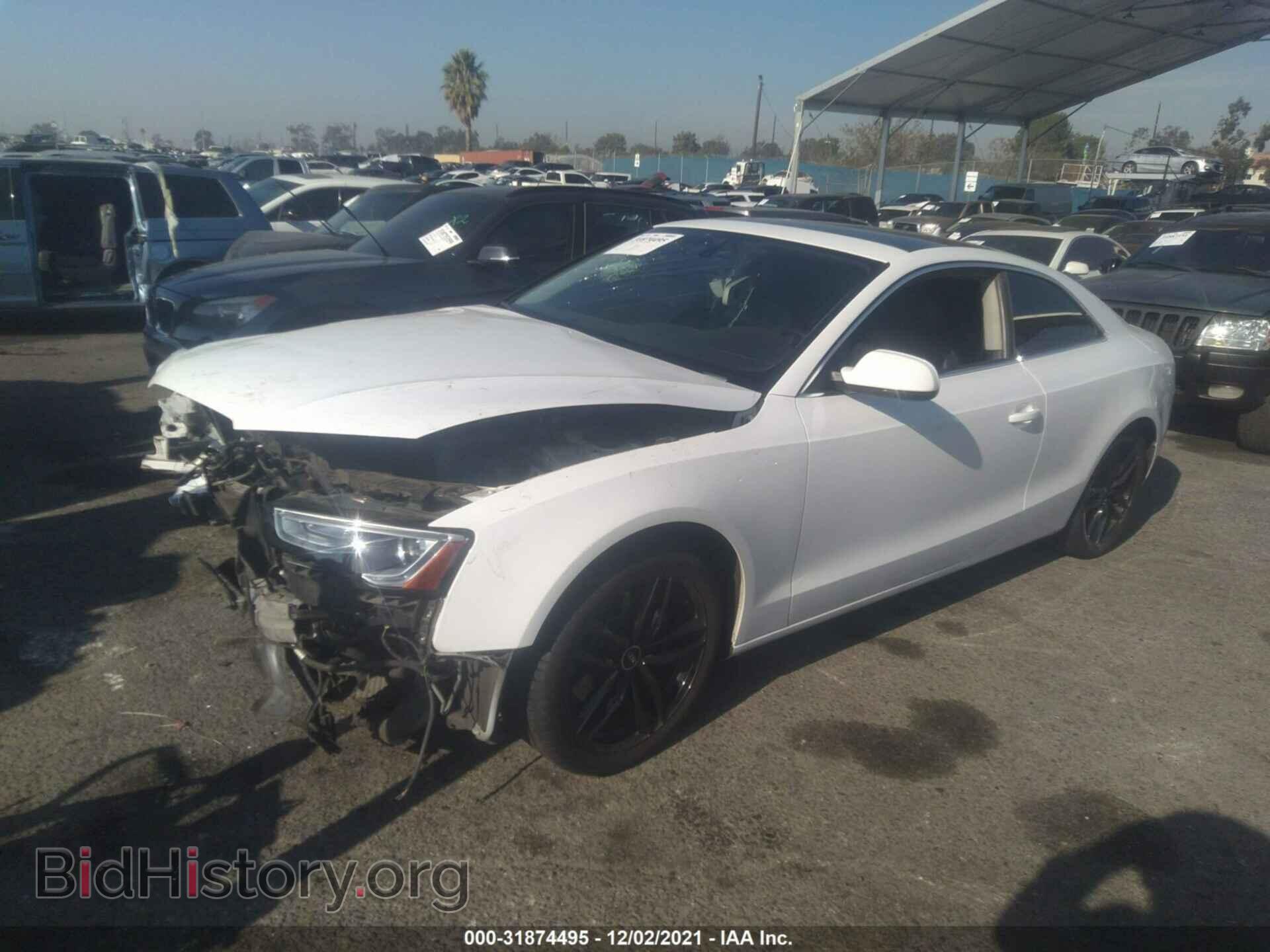 2013 AUDI A5 - VIN: WAULFAFR7DA016149 - Фото 2