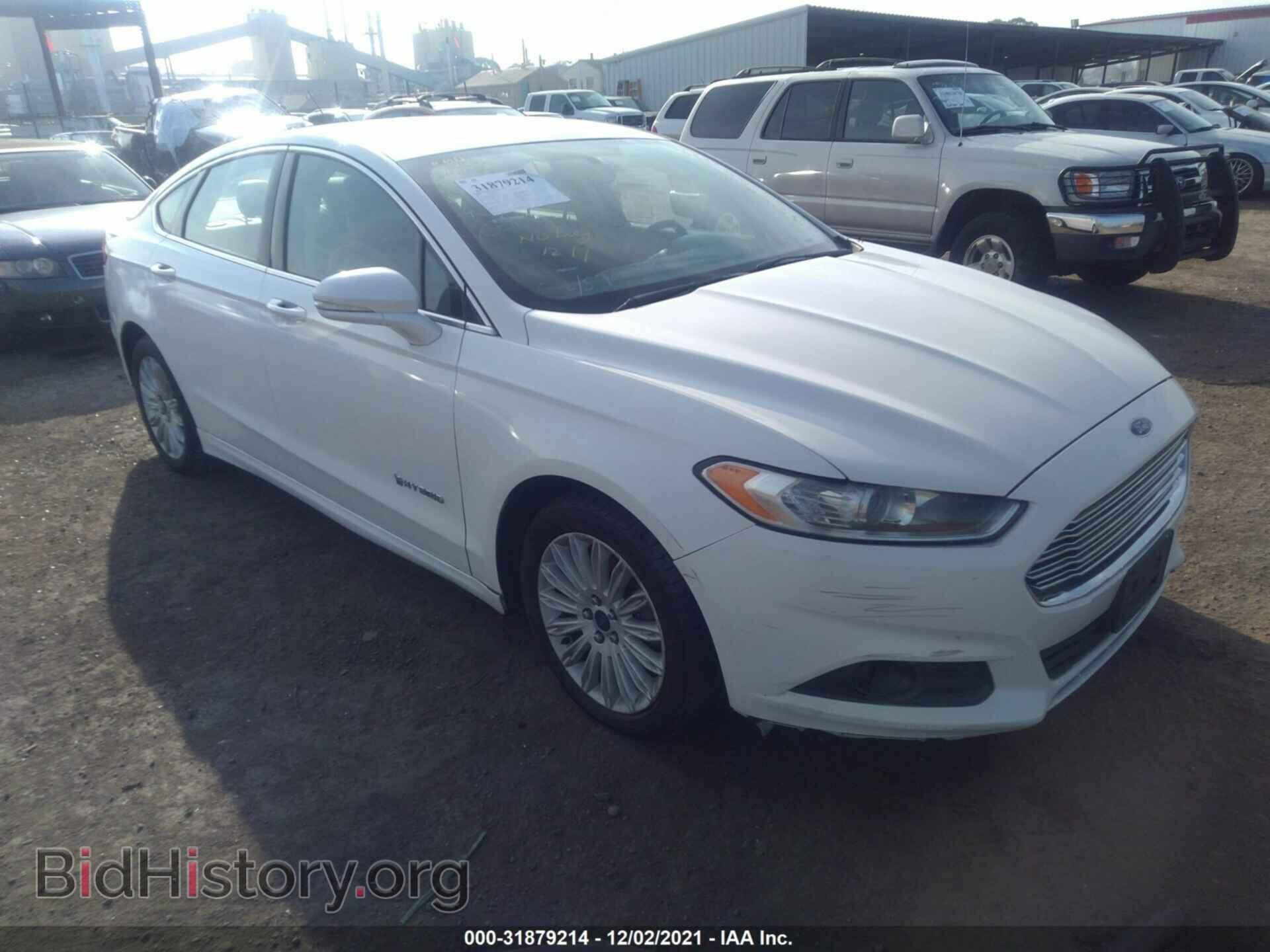 Photo 3FA6P0LU1DR310366 - FORD FUSION 2013