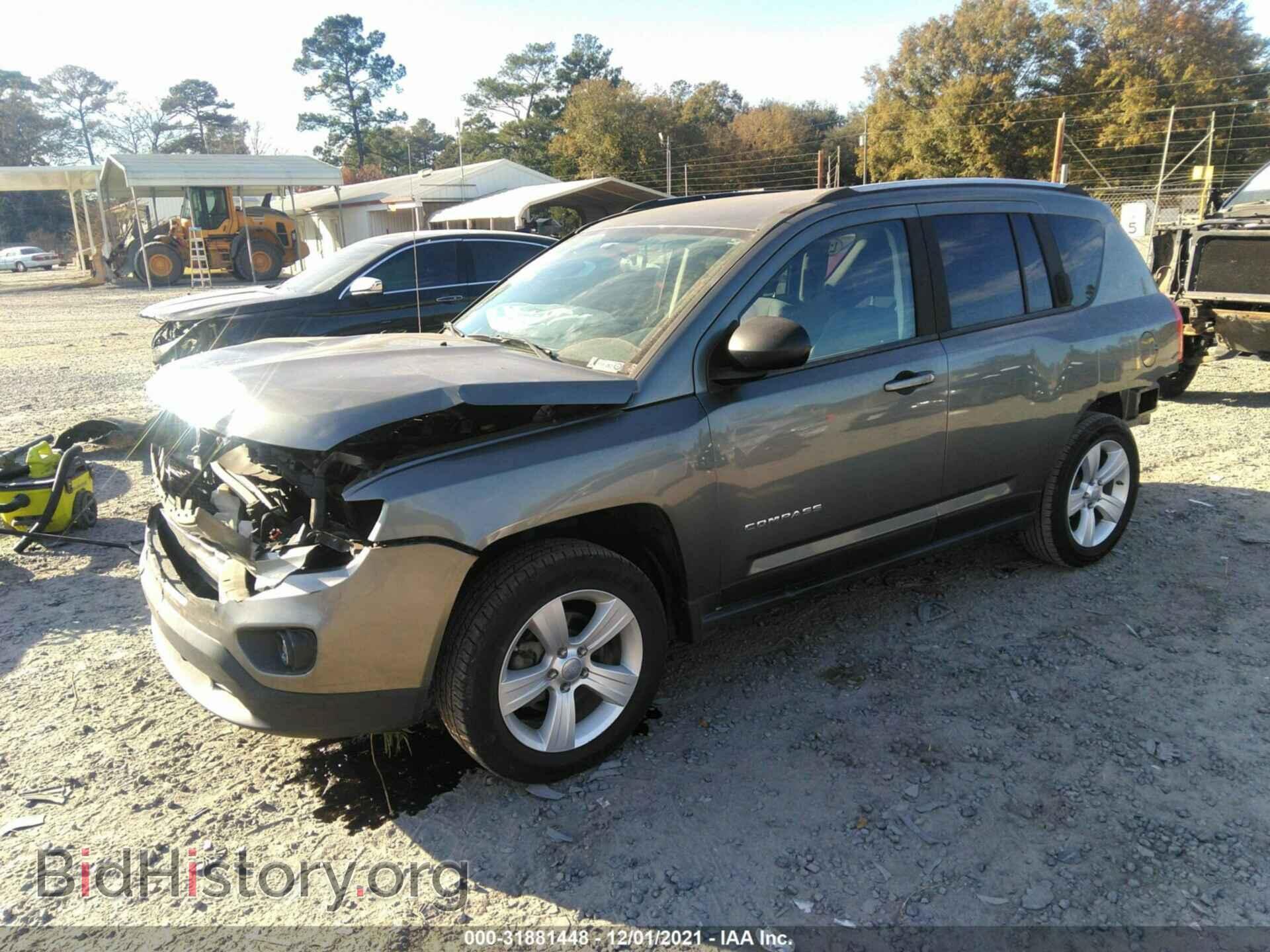 2012 JEEP COMPASS - VIN: 1C4NJCBAXCD565637 - Фото 2