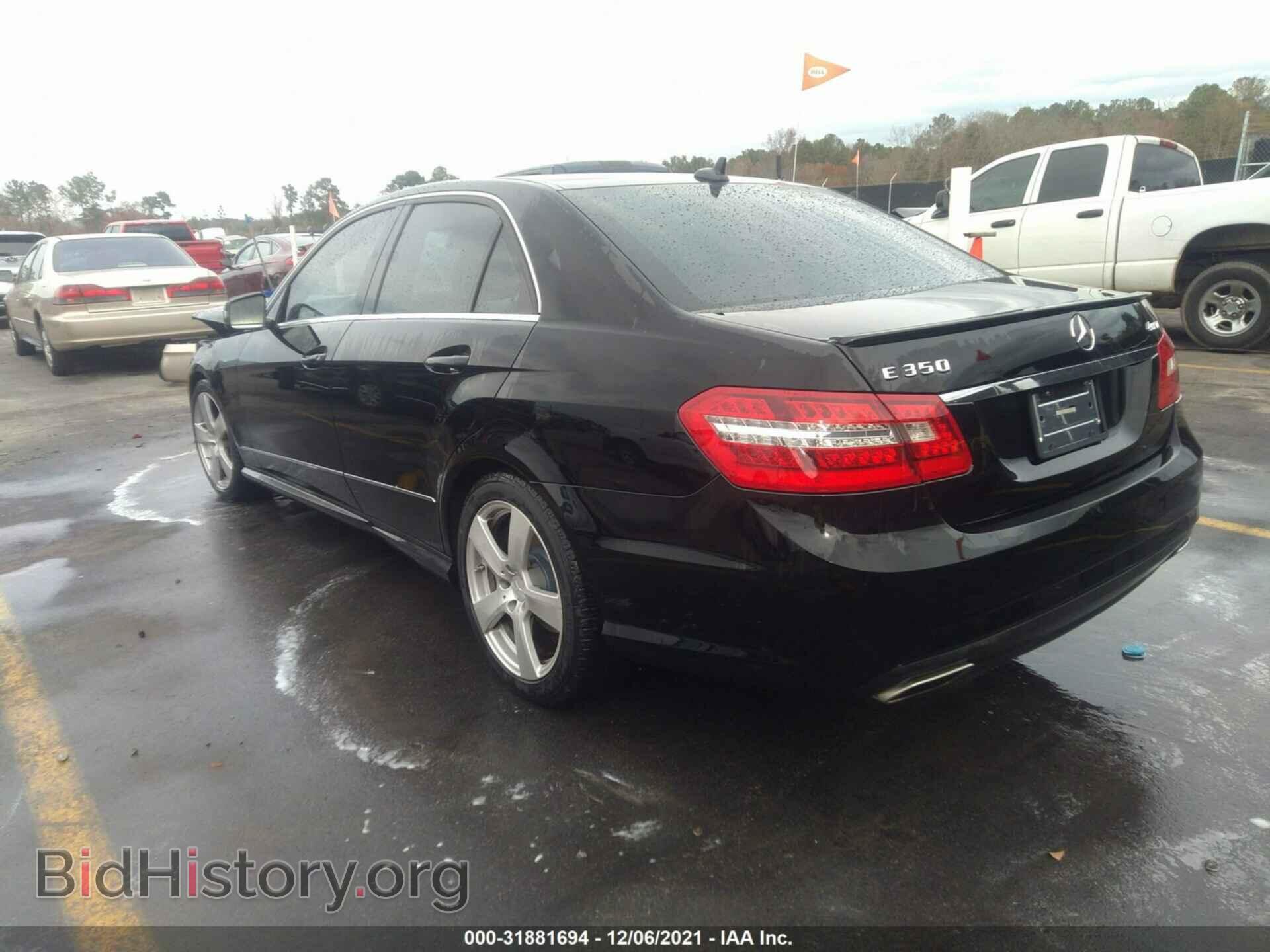 2011 MERCEDES-BENZ E-CLASS - VIN: WDDHF8HBXBA447606 - Фото 3