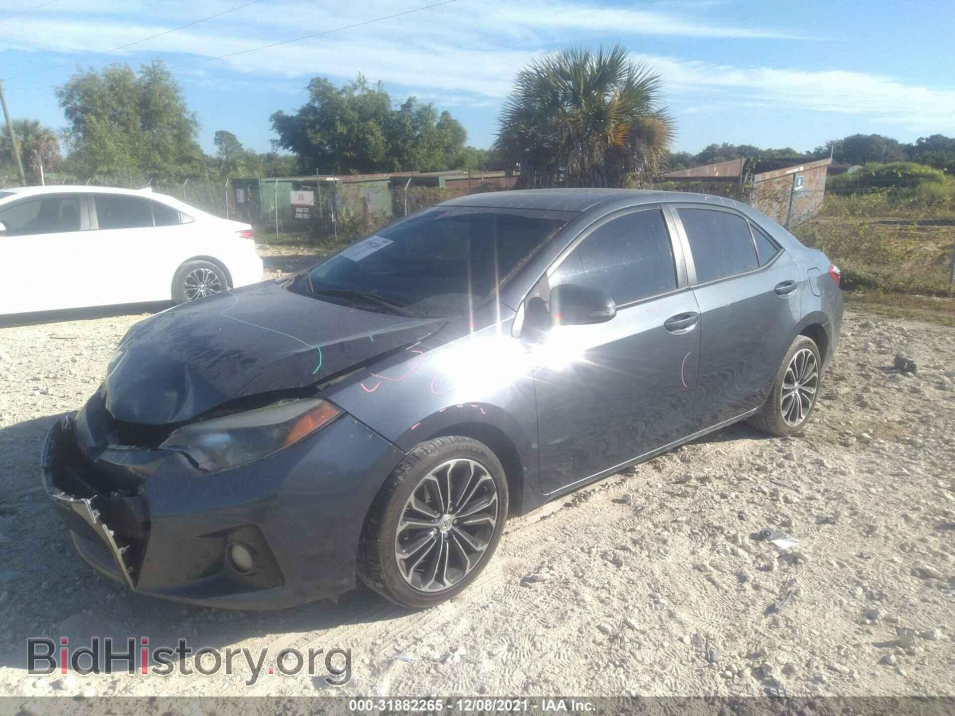 2014 TOYOTA COROLLA - VIN: 2T1BURHE9EC070322 - Фото 2
