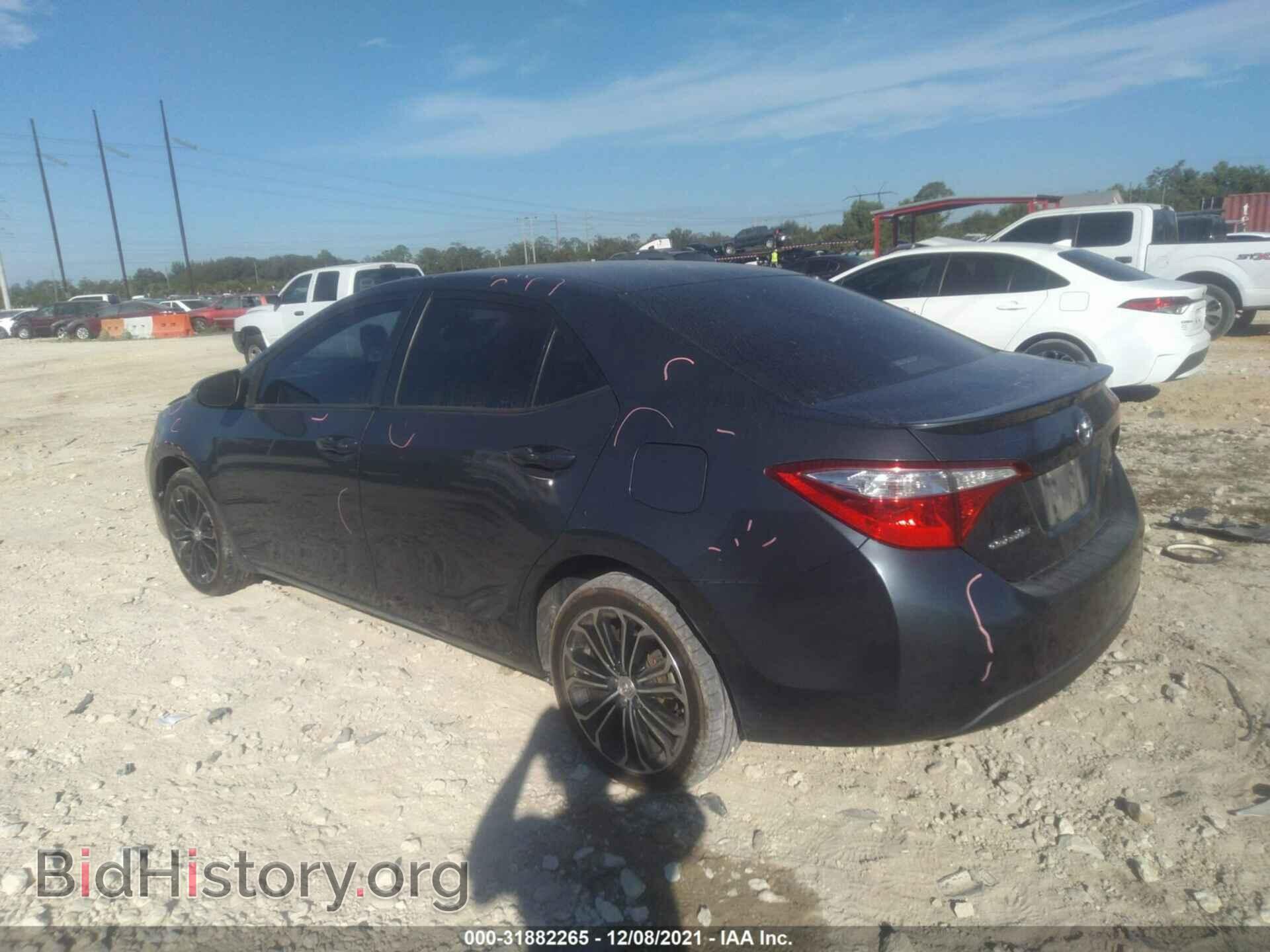 2014 TOYOTA COROLLA - VIN: 2T1BURHE9EC070322 - Фото 3