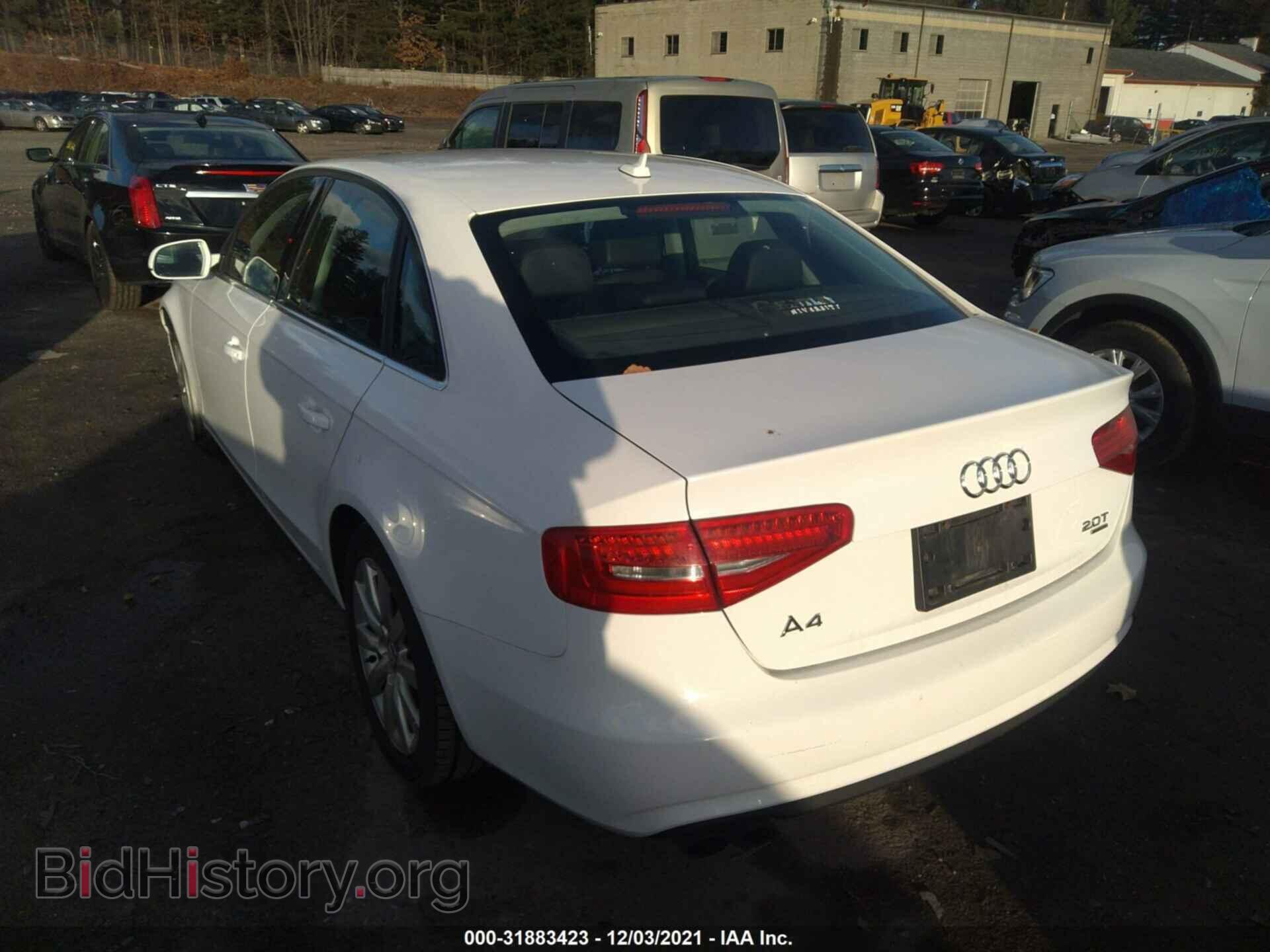2013 AUDI A4 - VIN: WAUBFAFL7DN006141 - Фото 3