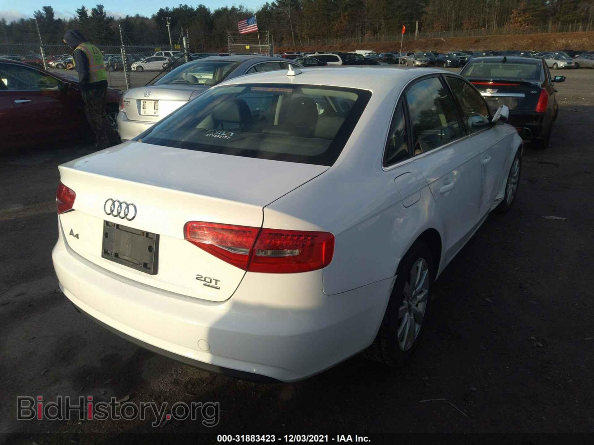 2013 AUDI A4 - VIN: WAUBFAFL7DN006141 - Фото 4