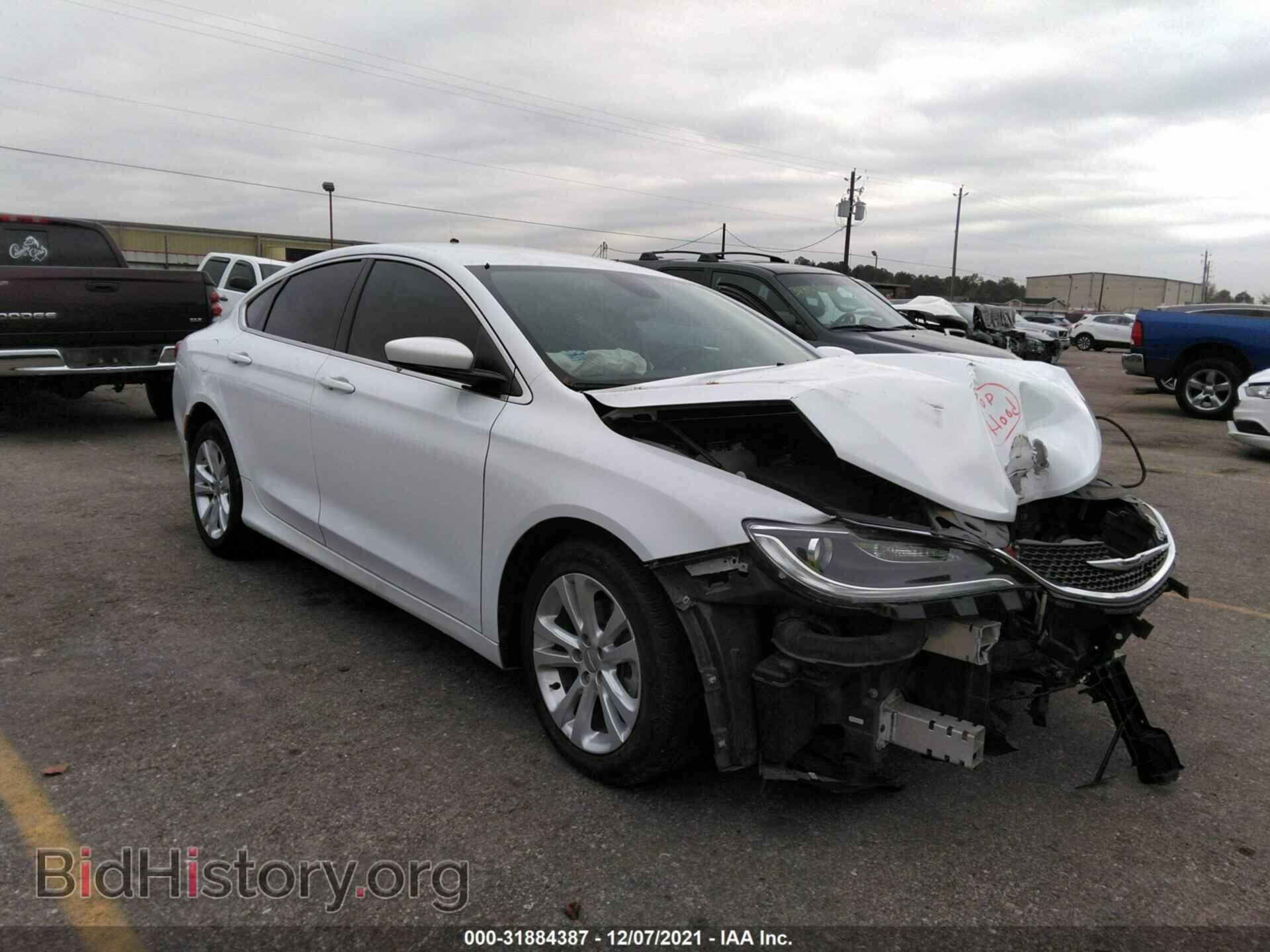 Фотография 1C3CCCFB9GN182250 - CHRYSLER 200 2016
