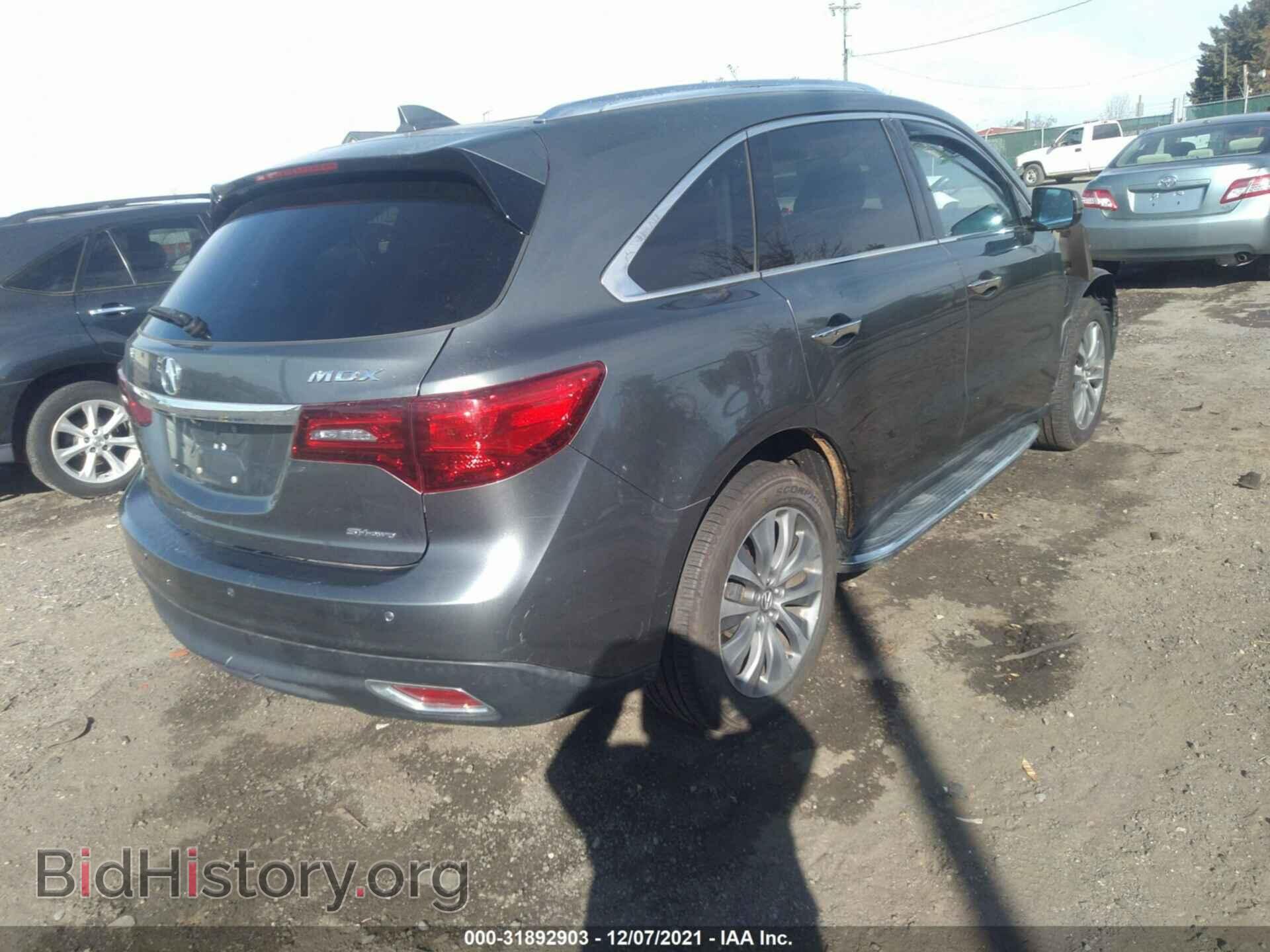 2014 ACURA MDX - VIN: 5FRYD4H48EB023880 - Фото 4