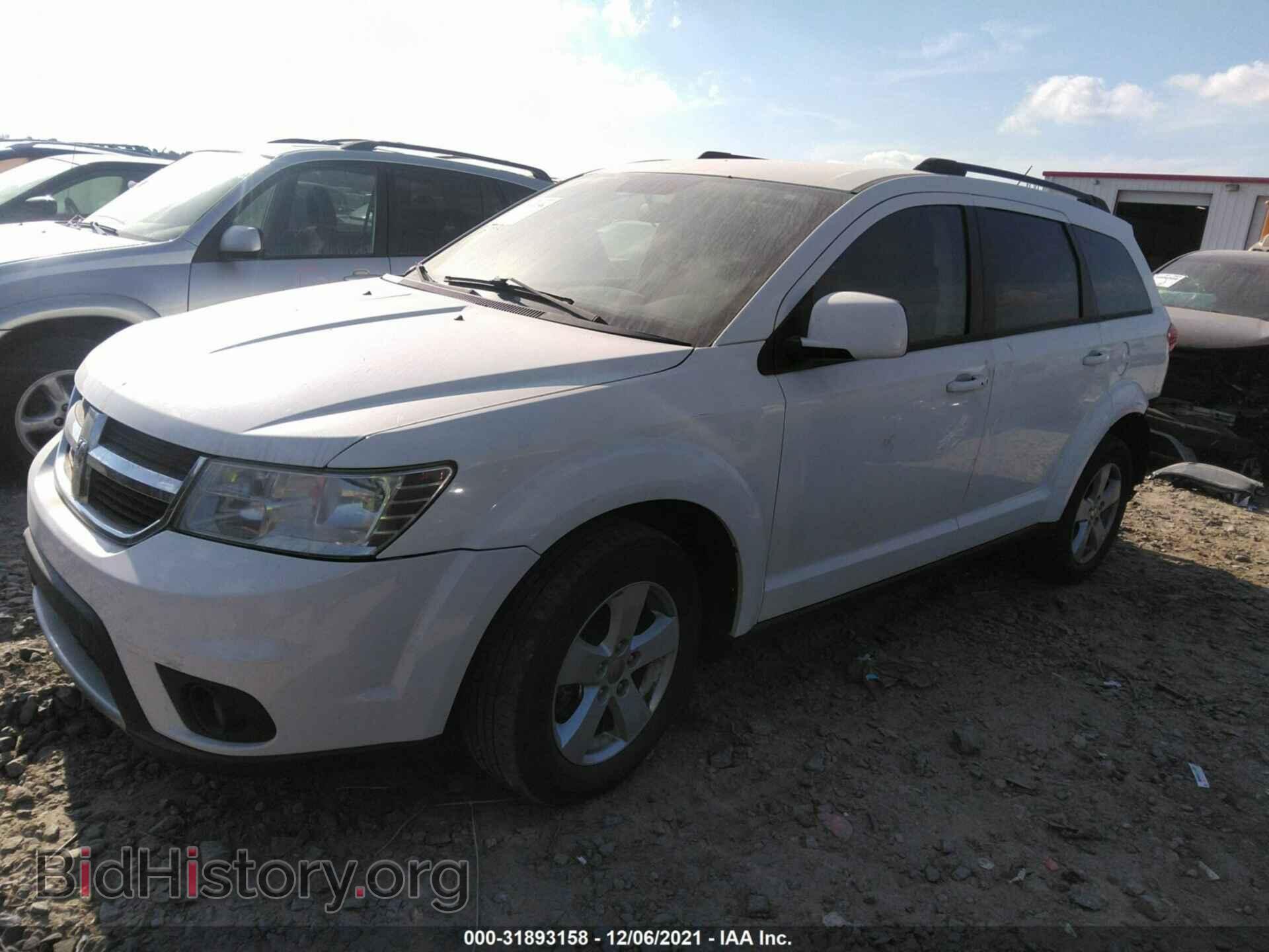 2012 DODGE JOURNEY - VIN: 3C4PDCBGXCT134567 - Фото 2