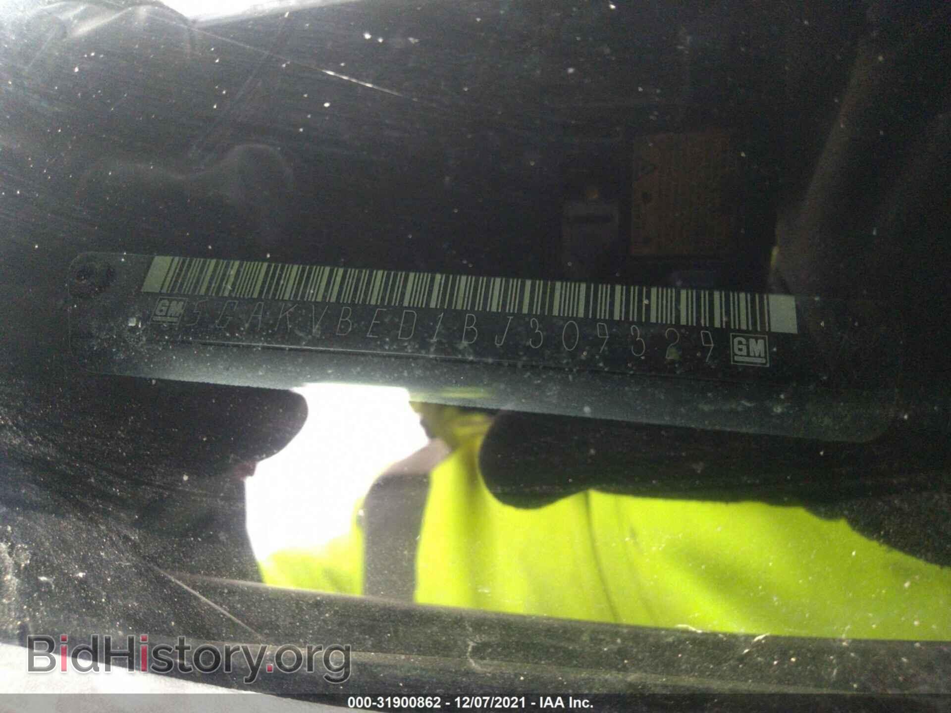 2011 BUICK ENCLAVE - VIN: 5GAKVBED1BJ309329 - Фото 9