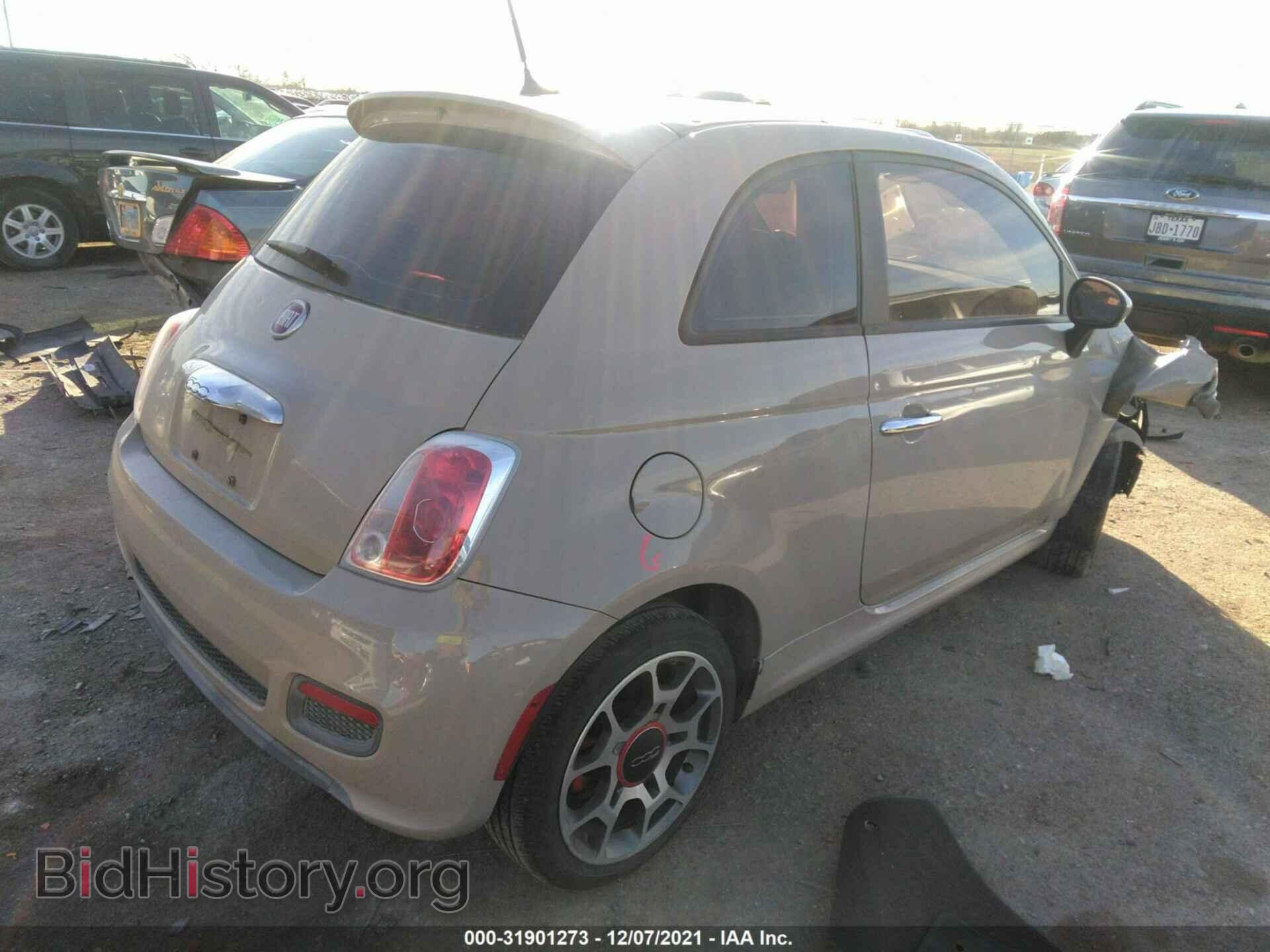 2012 FIAT 500 - VIN: 3C3CFFBR2CT139987 - Фото 4