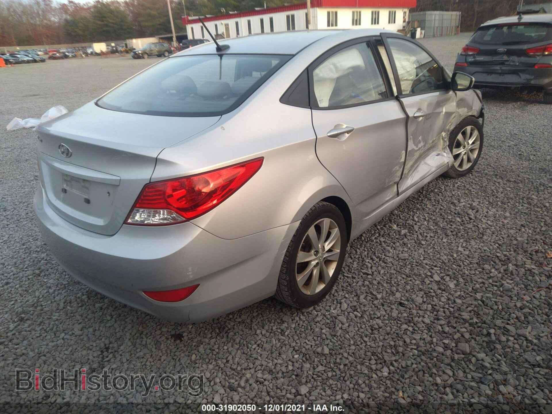 2013 HYUNDAI ACCENT - VIN: KMHCU4AE1DU277883 - Фото 4