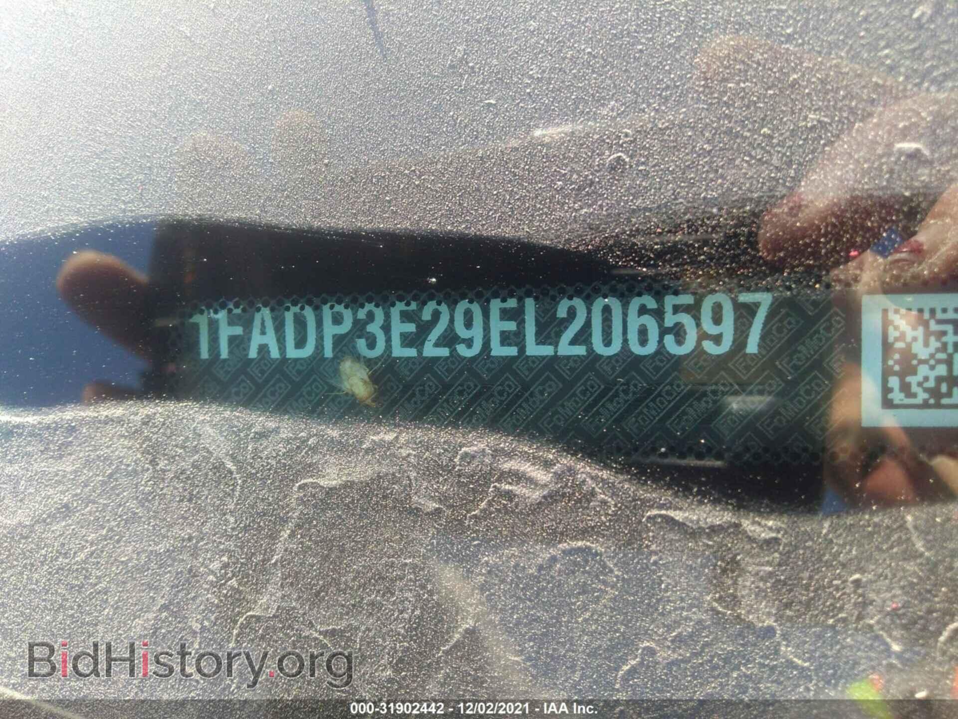 2014 FORD FOCUS - VIN: 1FADP3E29EL206597 - Фото 9