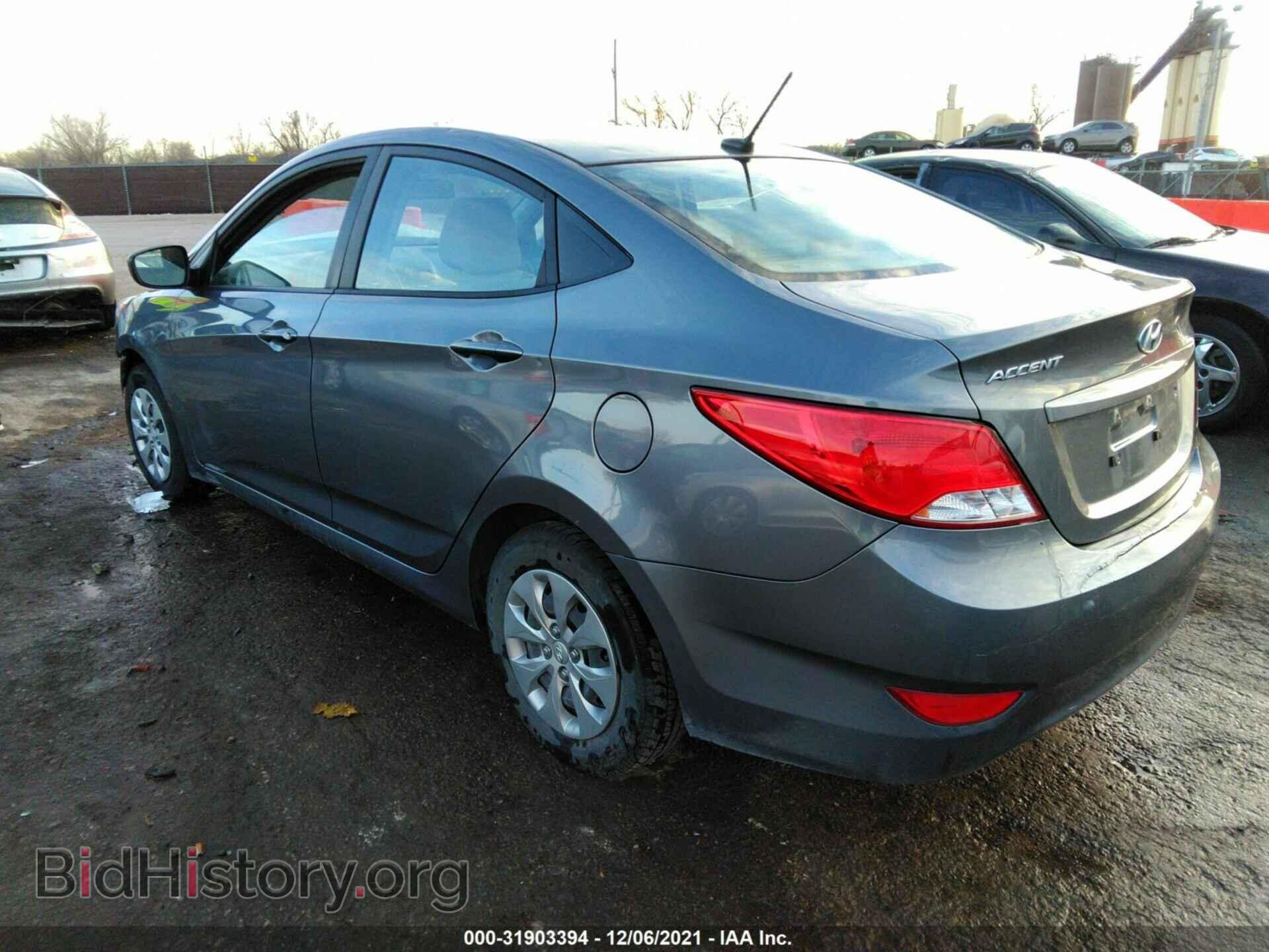 2016 HYUNDAI ACCENT - VIN: KMHCT4AEXGU085594 - Фото 3