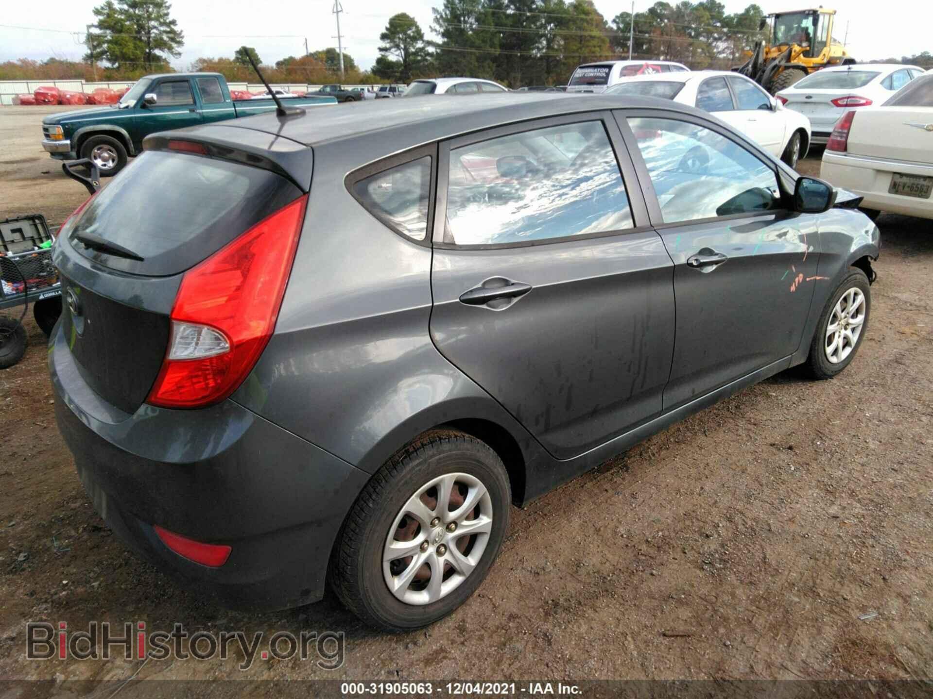 2012 HYUNDAI ACCENT - VIN: KMHCT5AEXCU018431 - Фото 4