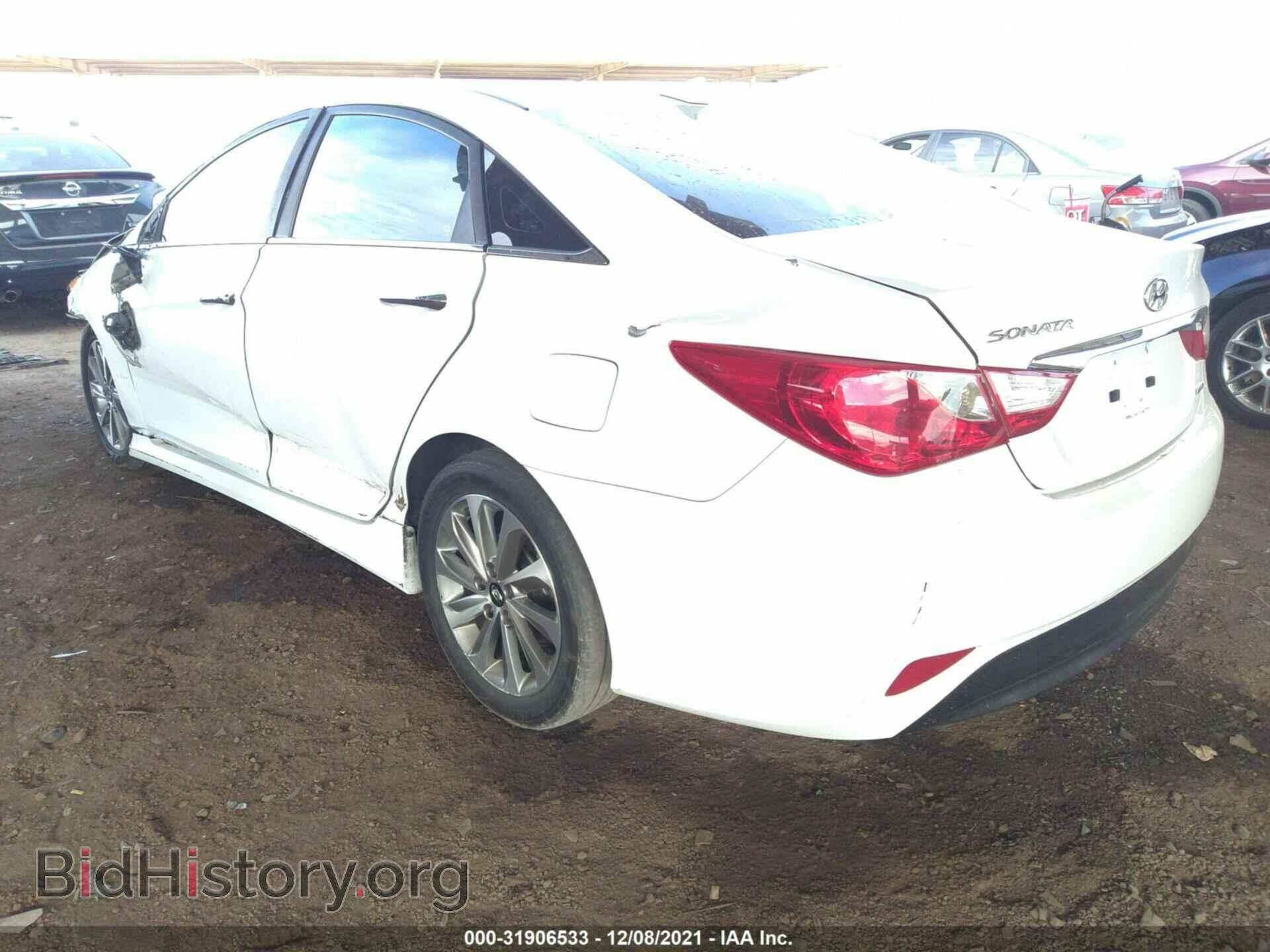 2014 HYUNDAI SONATA - VIN: 5NPEC4AC2EH815114 - Фото 3
