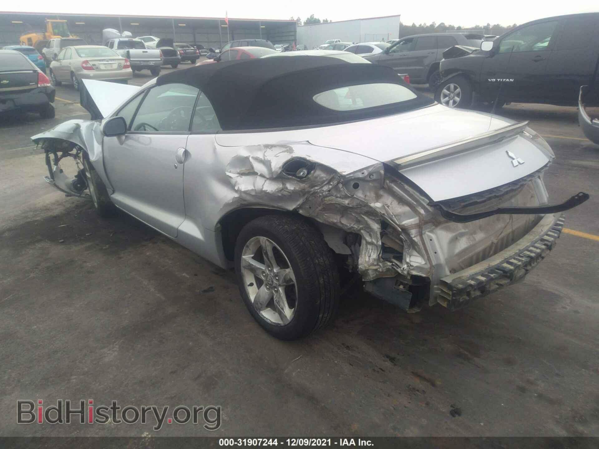 2007 MITSUBISHI ECLIPSE - VIN: 4A3AL25F17E040182 - Фото 3