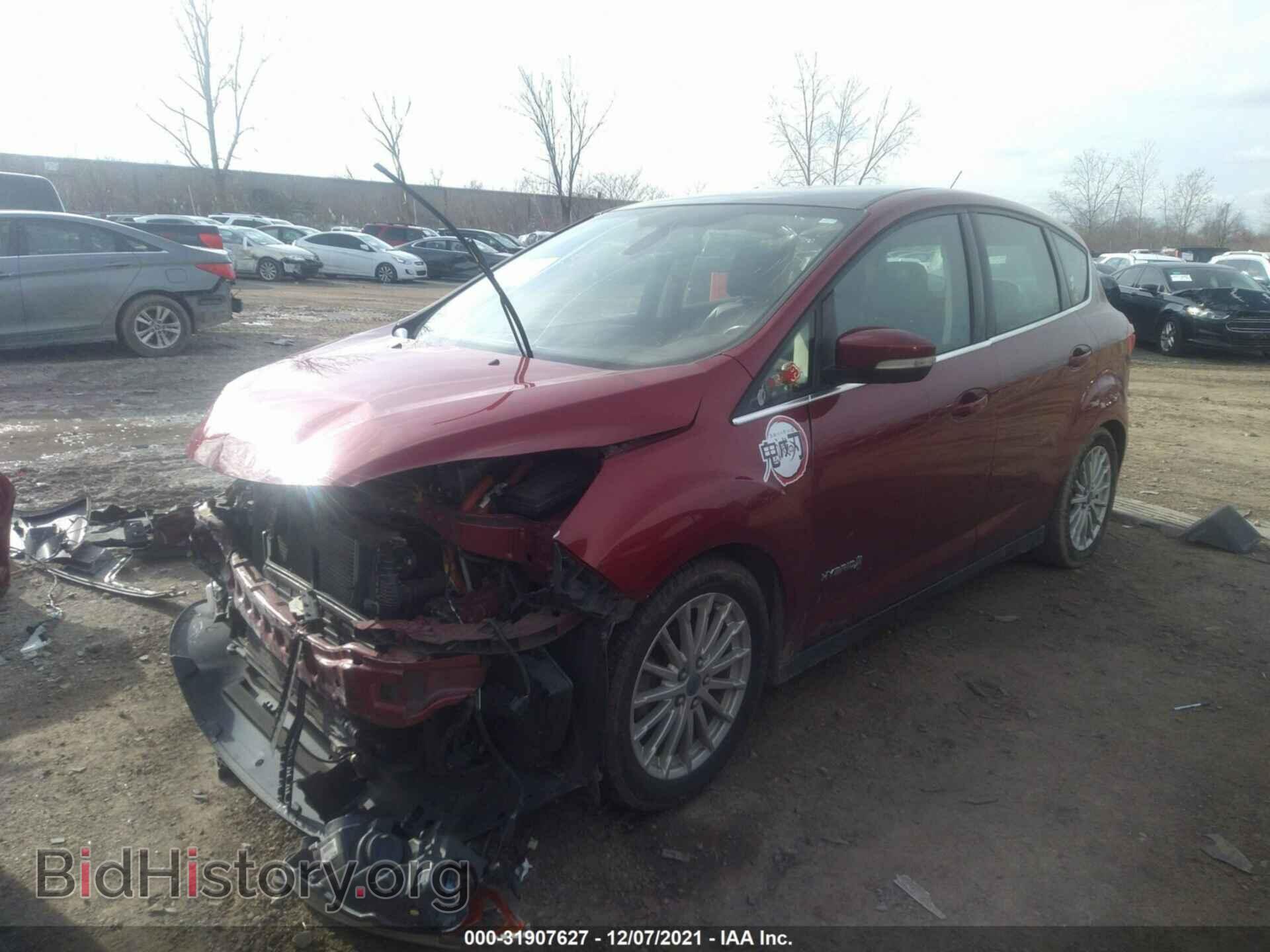 2013 FORD C-MAX HYBRID - VIN: 1FADP5BU9DL526227 - Фото 2