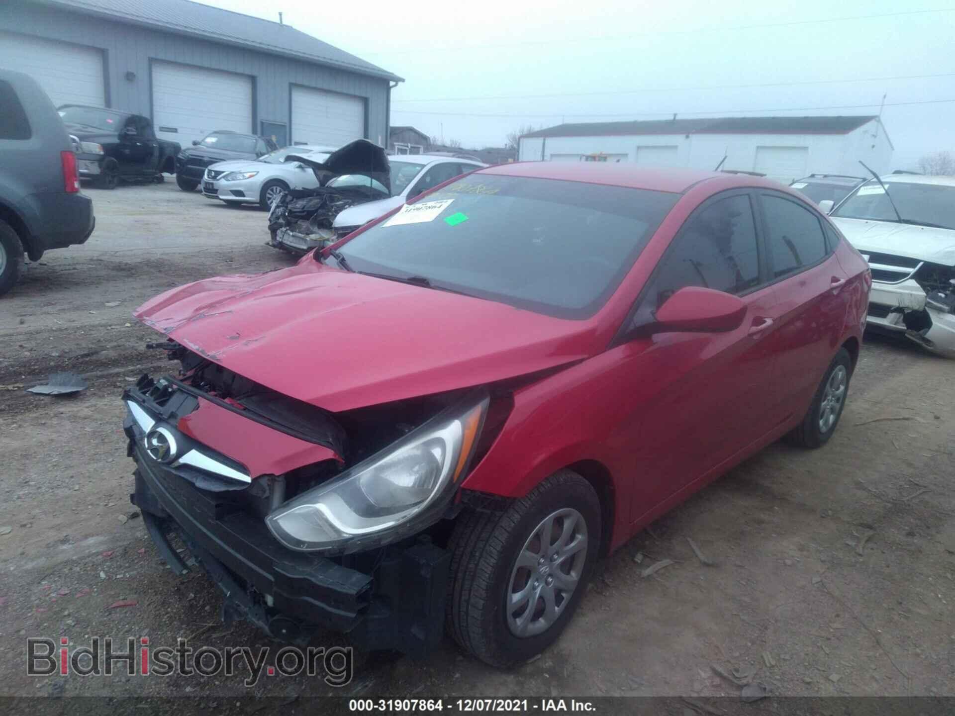 2014 HYUNDAI ACCENT - VIN: KMHCT4AE3EU617765 - Фото 2