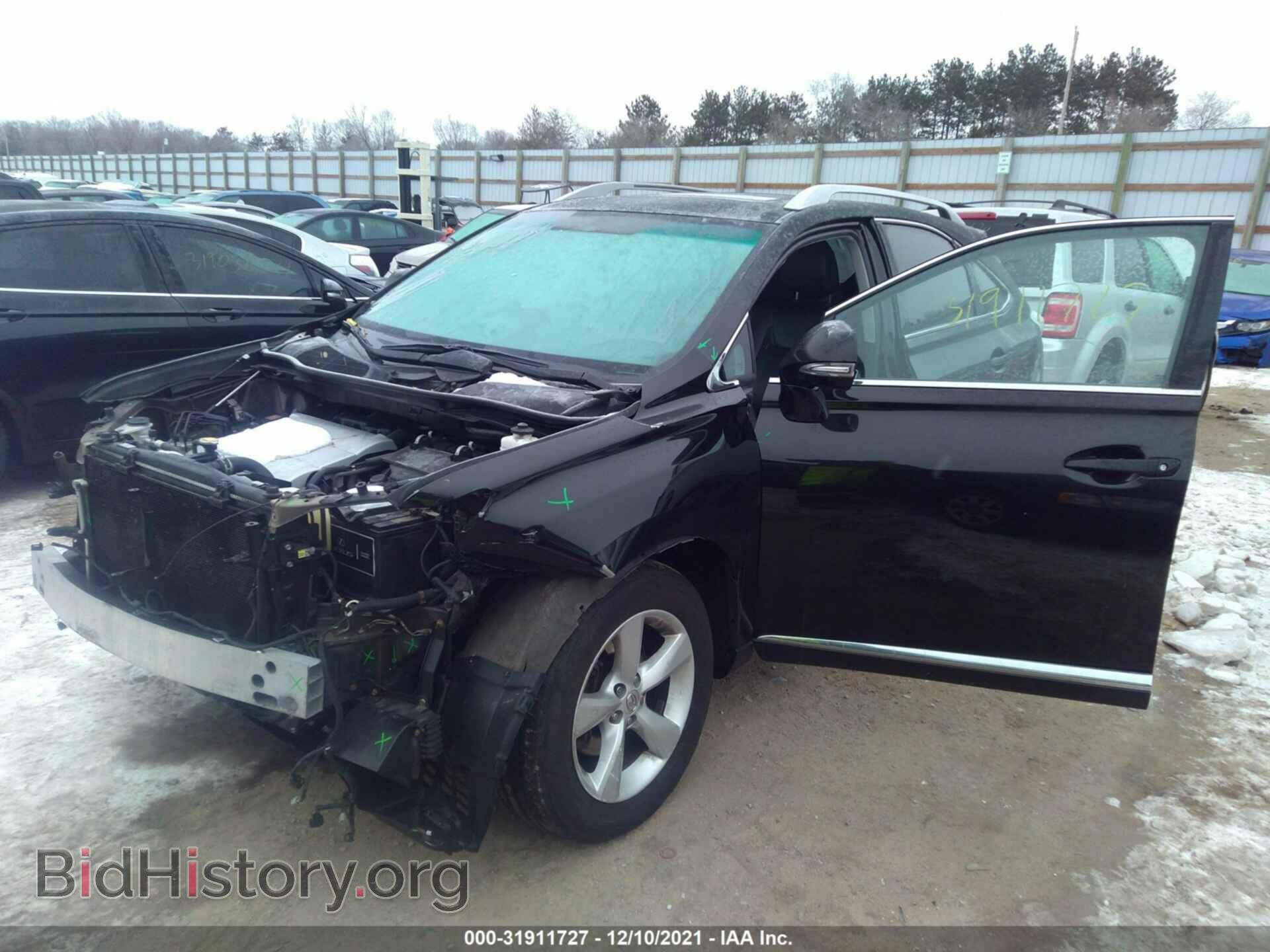 2012 LEXUS RX 350 - VIN: 2T2BK1BA0CC131031 - Фото 2