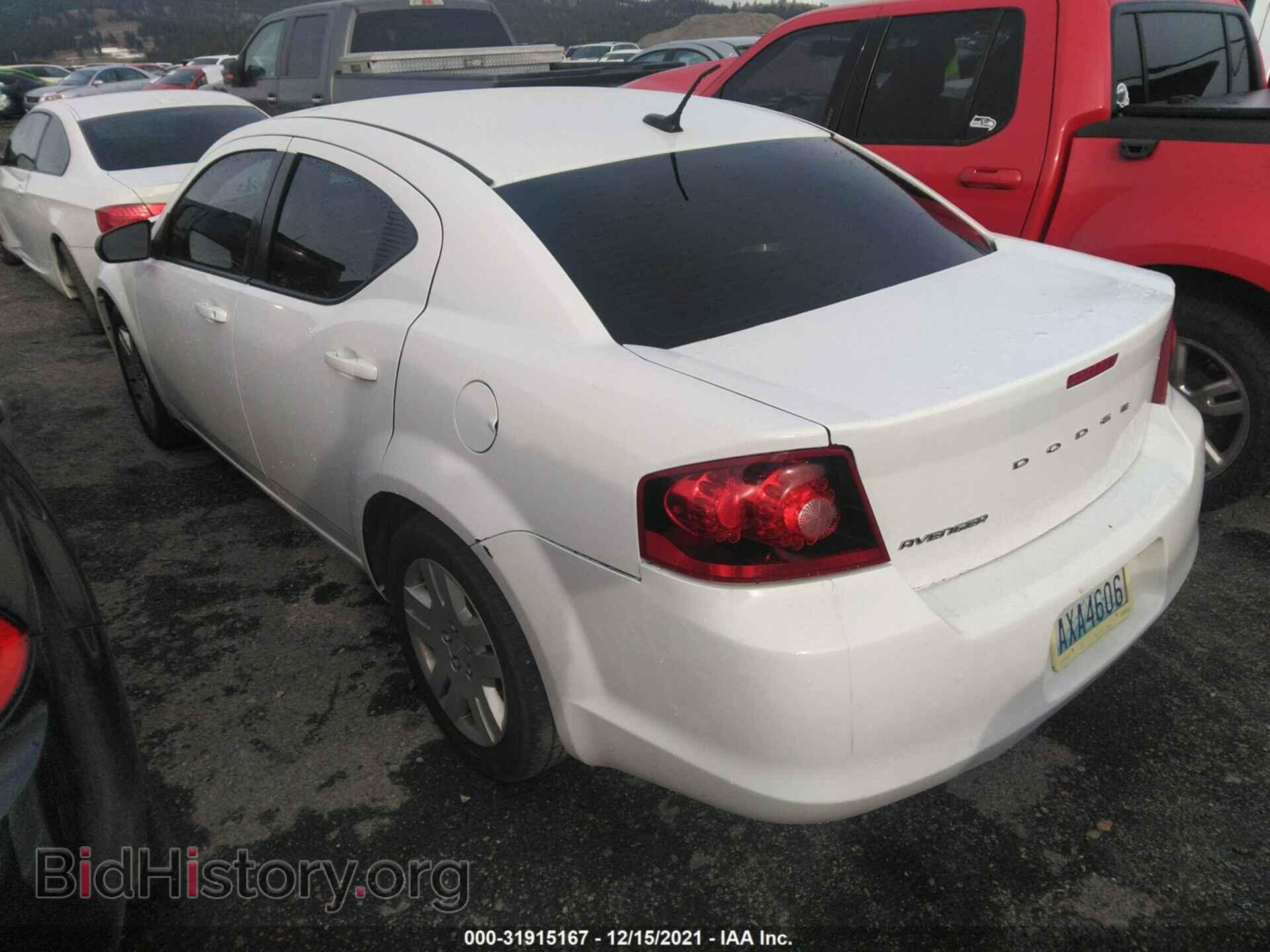 2013 DODGE AVENGER - VIN: 1C3CDZAG5DN749987 - Фото 3