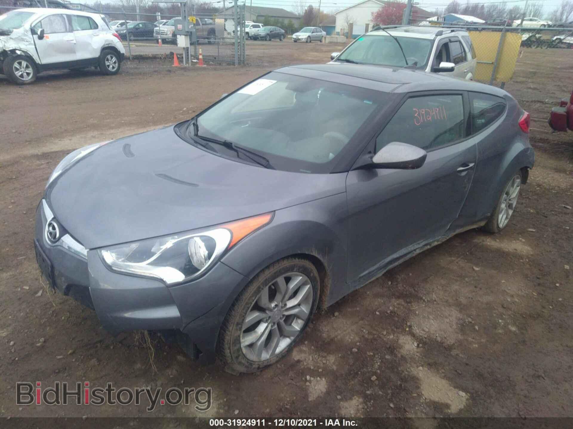 2012 HYUNDAI VELOSTER - VIN: KMHTC6AD1CU044249 - Фото 2