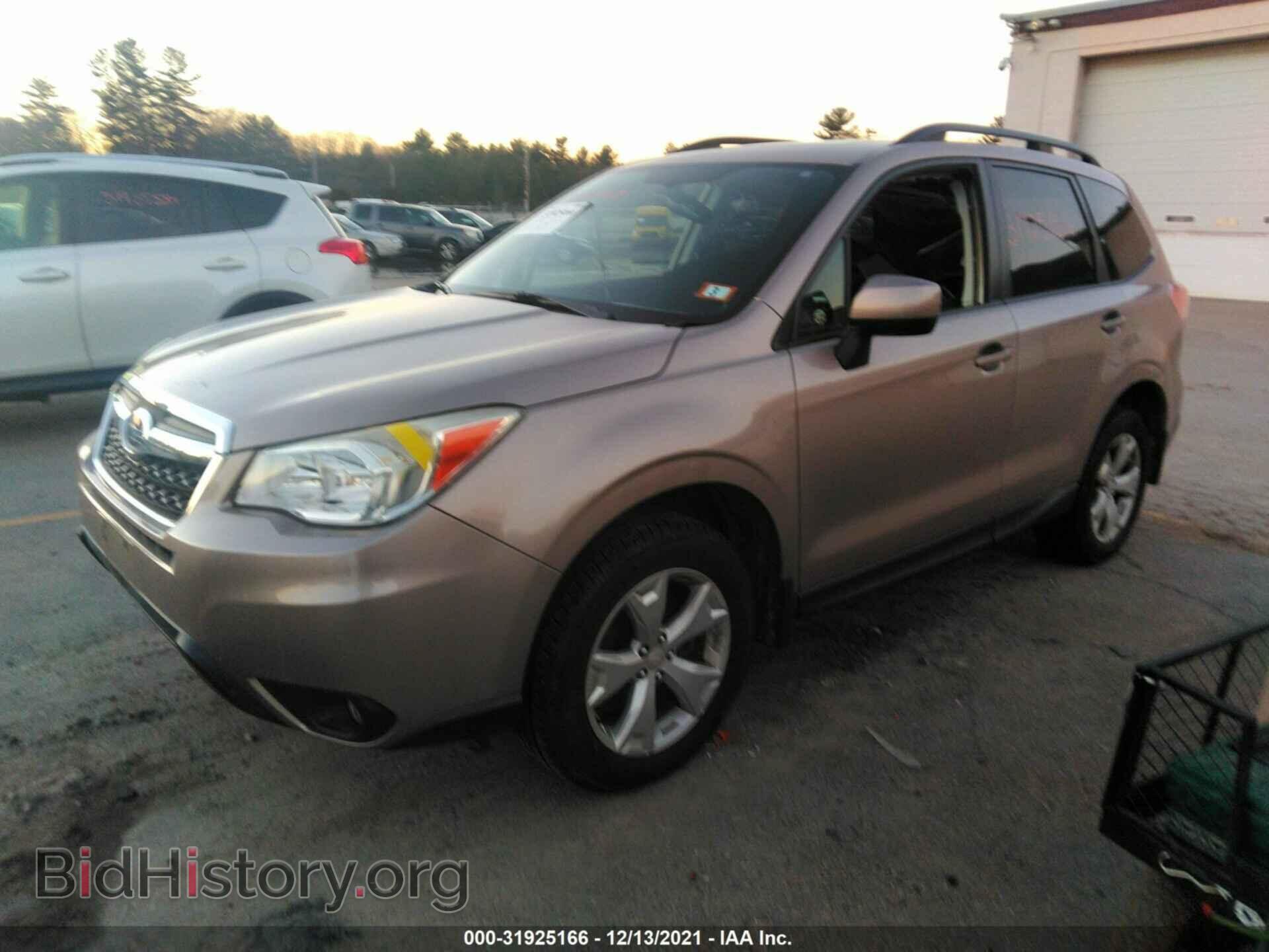 2014 SUBARU FORESTER - VIN: JF2SJAEC1EH433576 - Фото 2