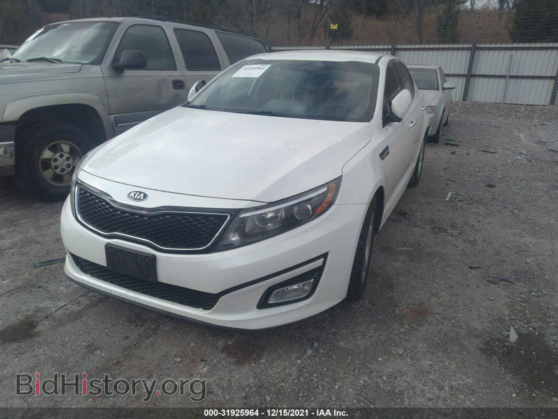 2014 KIA OPTIMA - VIN: KNAGM4A75E5476113 - Фото 2