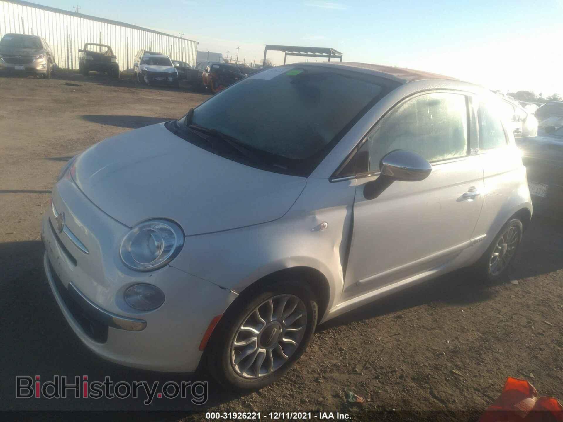 2012 FIAT 500 - VIN: 3C3CFFER0CT196409 - Фото 2