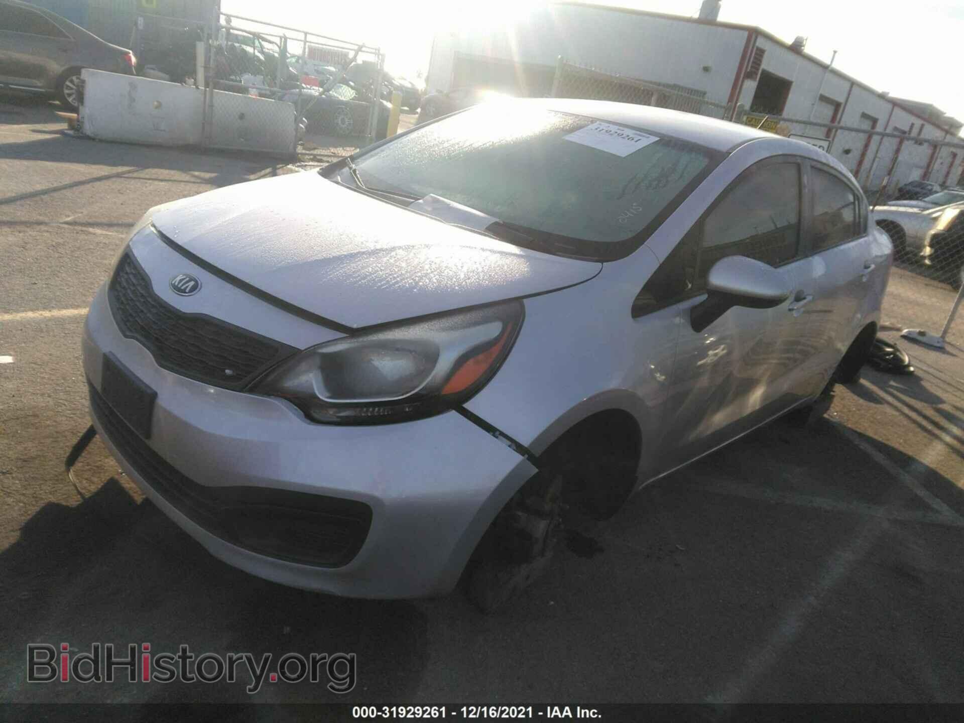 2013 KIA RIO - VIN: KNADM4A32D6170415 - Фото 2