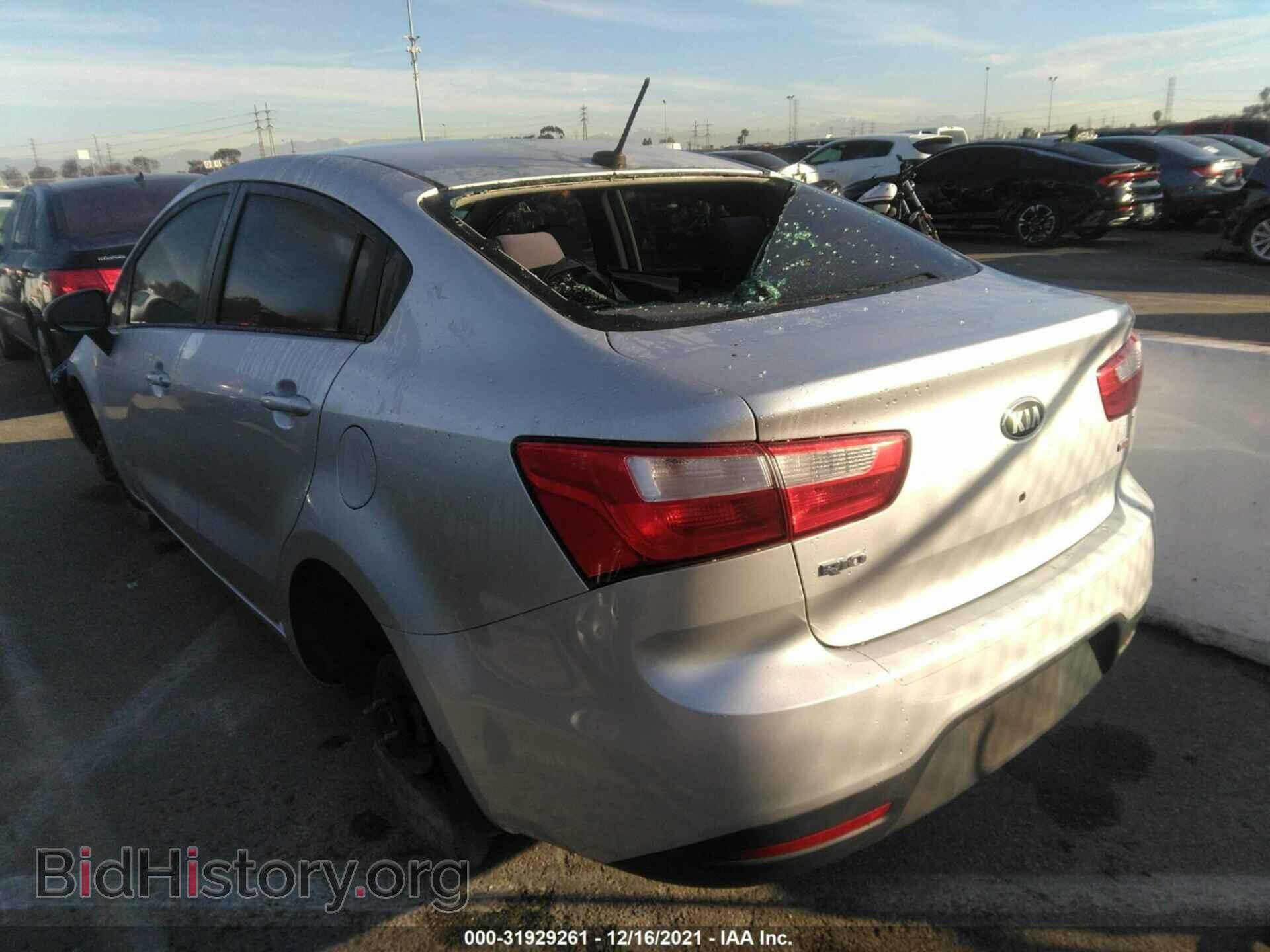 2013 KIA RIO - VIN: KNADM4A32D6170415 - Фото 3