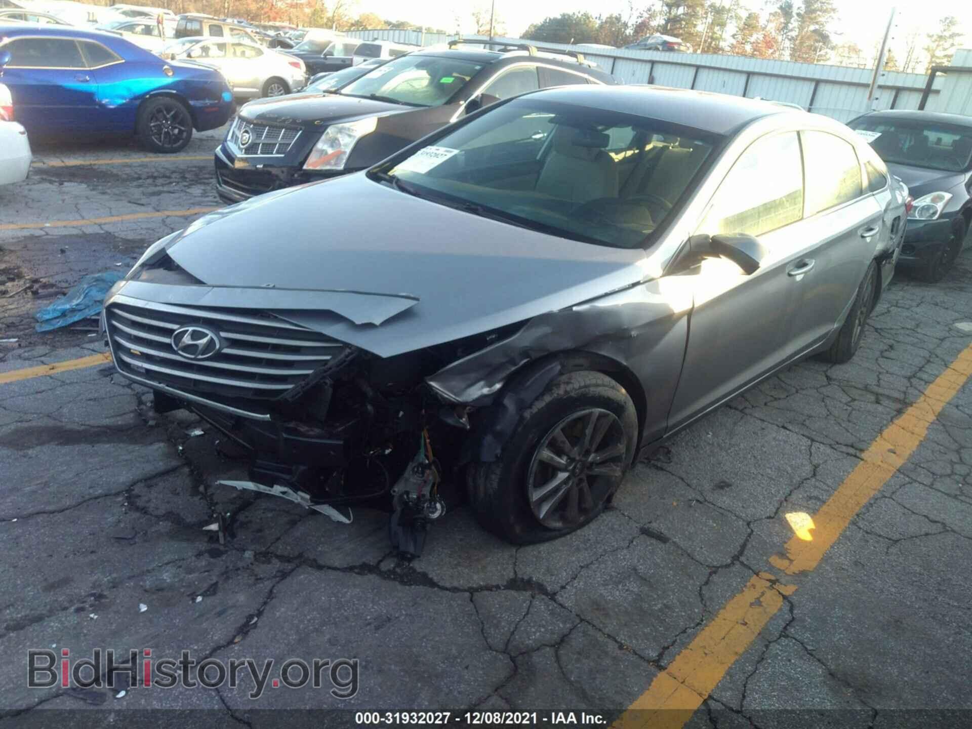 2017 HYUNDAI SONATA - VIN: 5NPE24AF5HH443835 - Фото 2