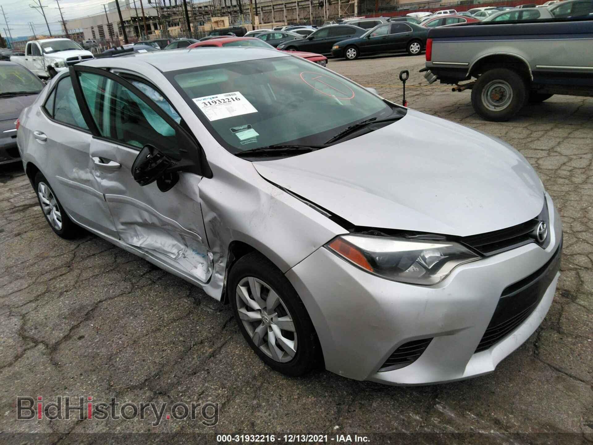 Фотография 5YFBURHE8GP440873 - TOYOTA COROLLA 2016