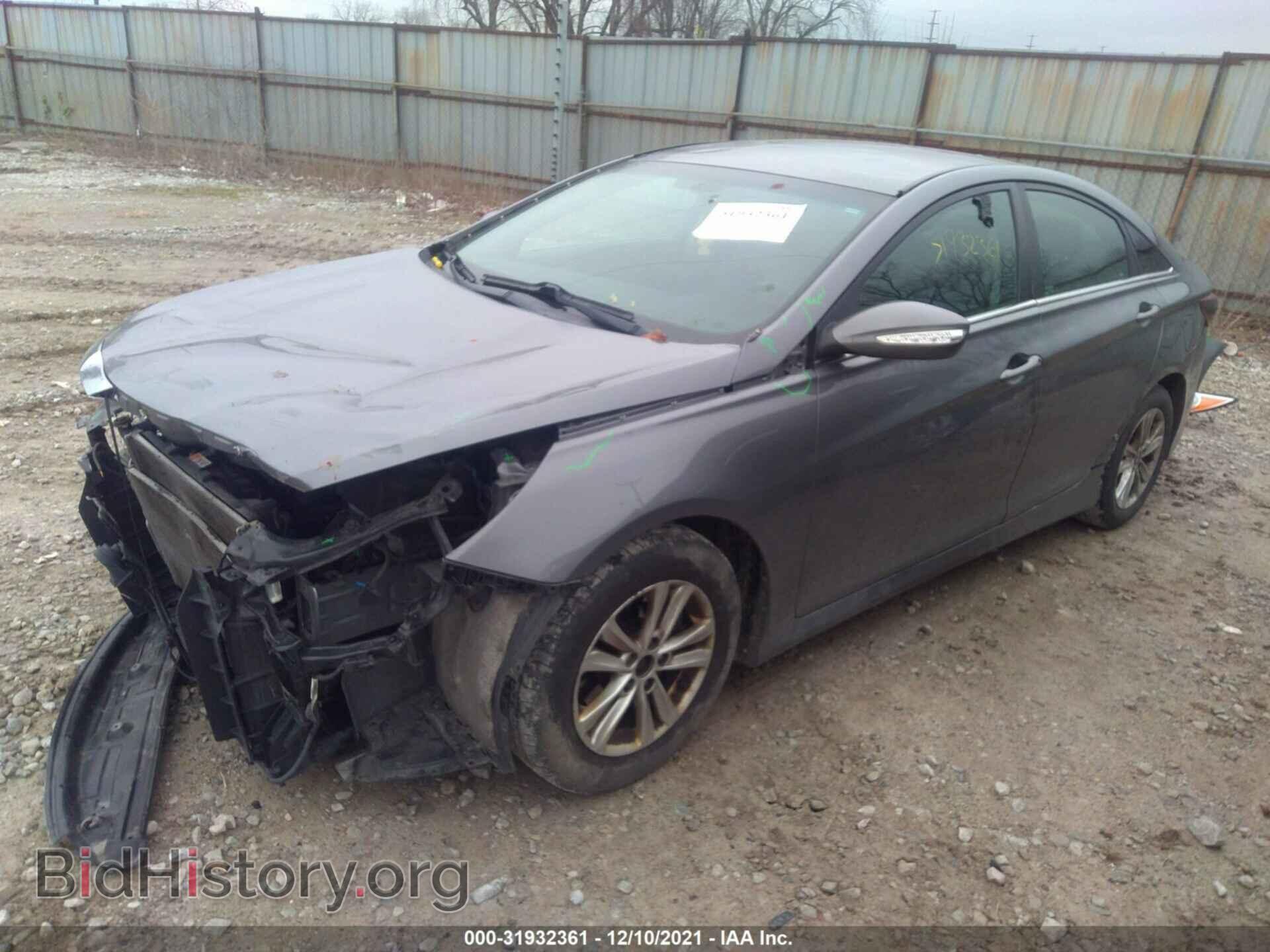 2014 HYUNDAI SONATA - VIN: 5NPEB4AC8EH895439 - Фото 2