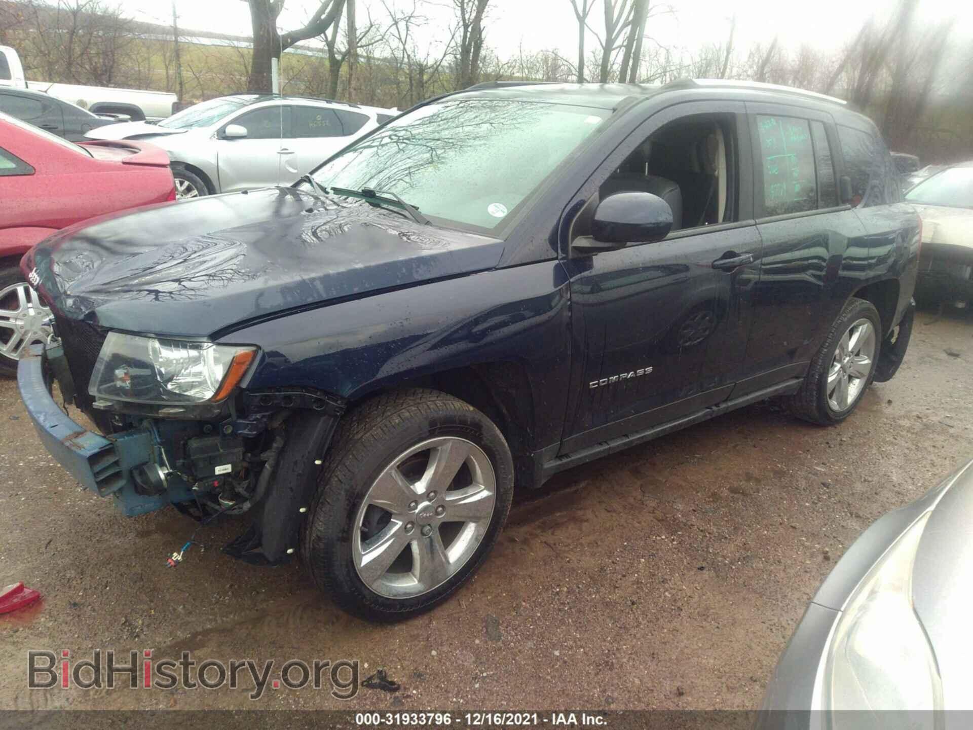 2014 JEEP COMPASS - VIN: 1C4NJDEB0ED741172 - Фото 2