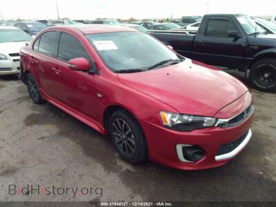 2017 Mitsubishi LANCER ES/LE, красный — VIN JA32U2FU2HU005156, IAAI