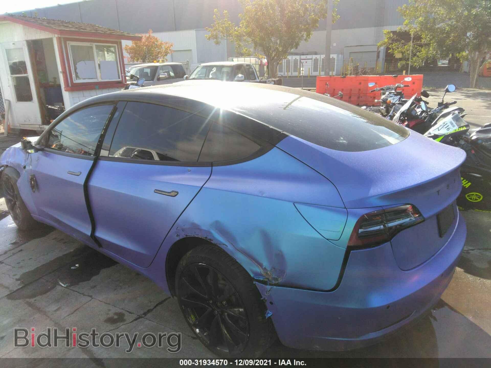 2019 TESLA MODEL 3 - VIN: 5YJ3E1EA1KF419677 - Фото 3